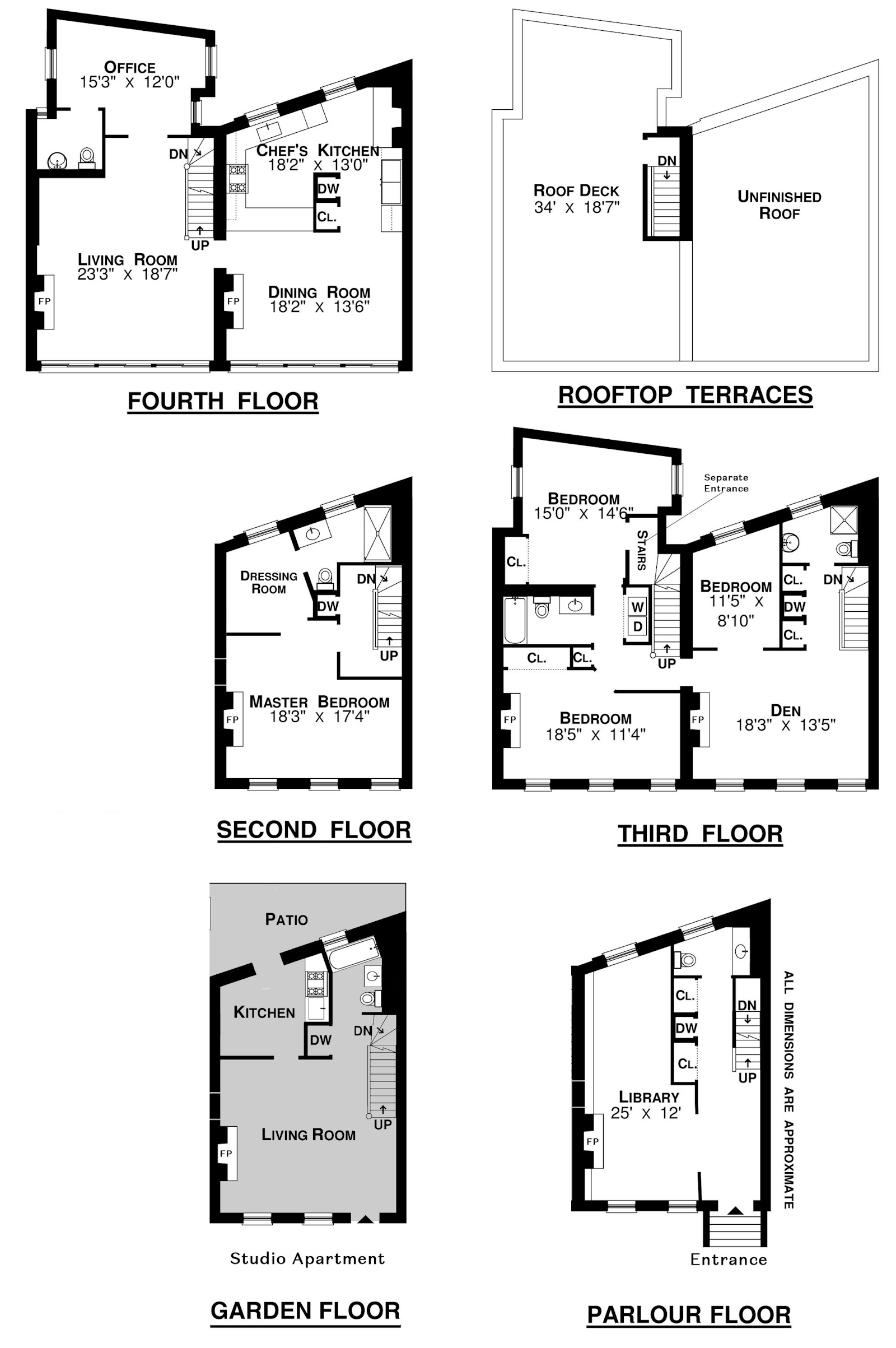 Floorplan for 277 West 12th Street