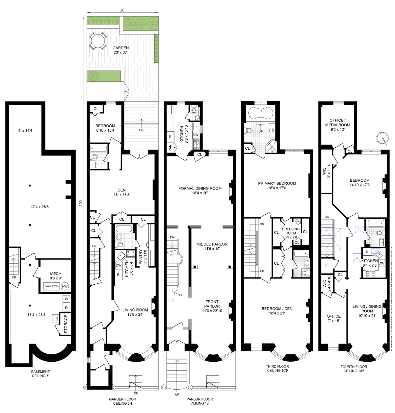 Floorplan for 144 West 119th Street