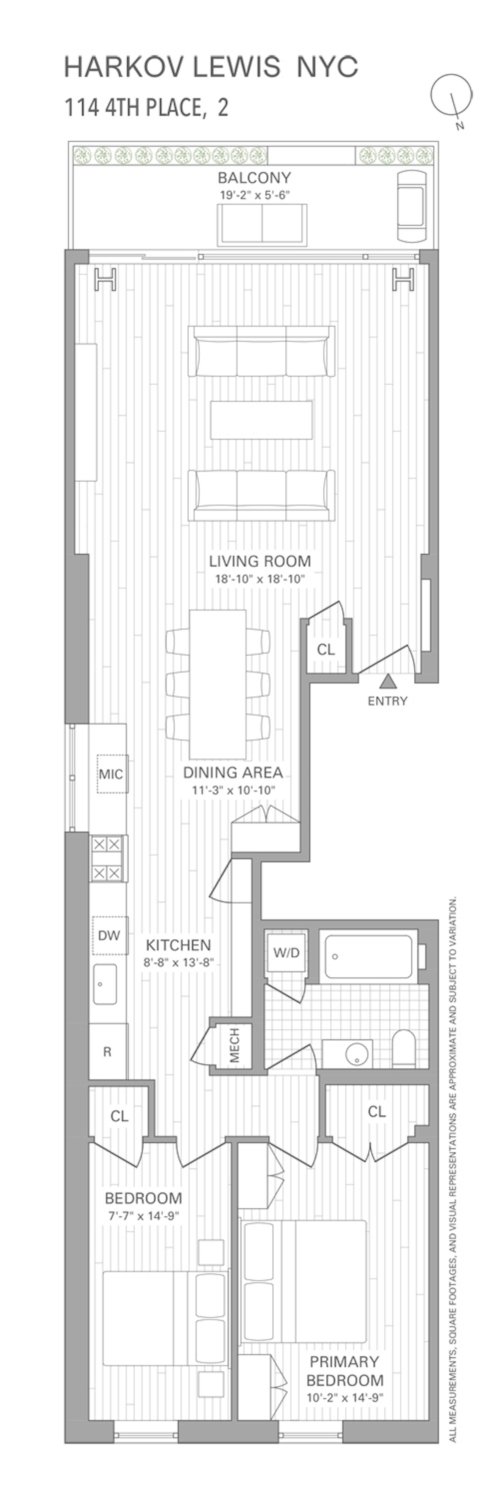 Floorplan for 114 4th Place, 2