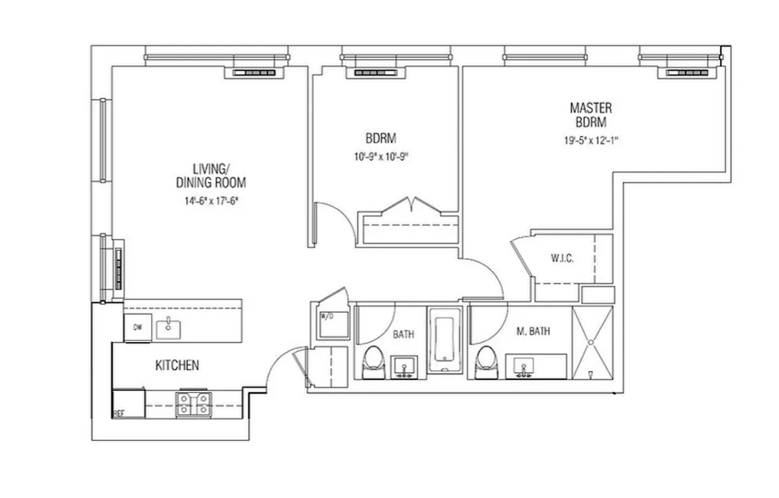 Floorplan for 80 Metropolitan Avenue, 3V