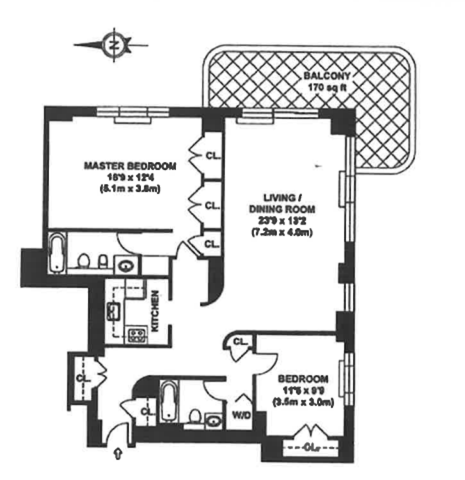 Floorplan for 309 East 49th Street, 5E