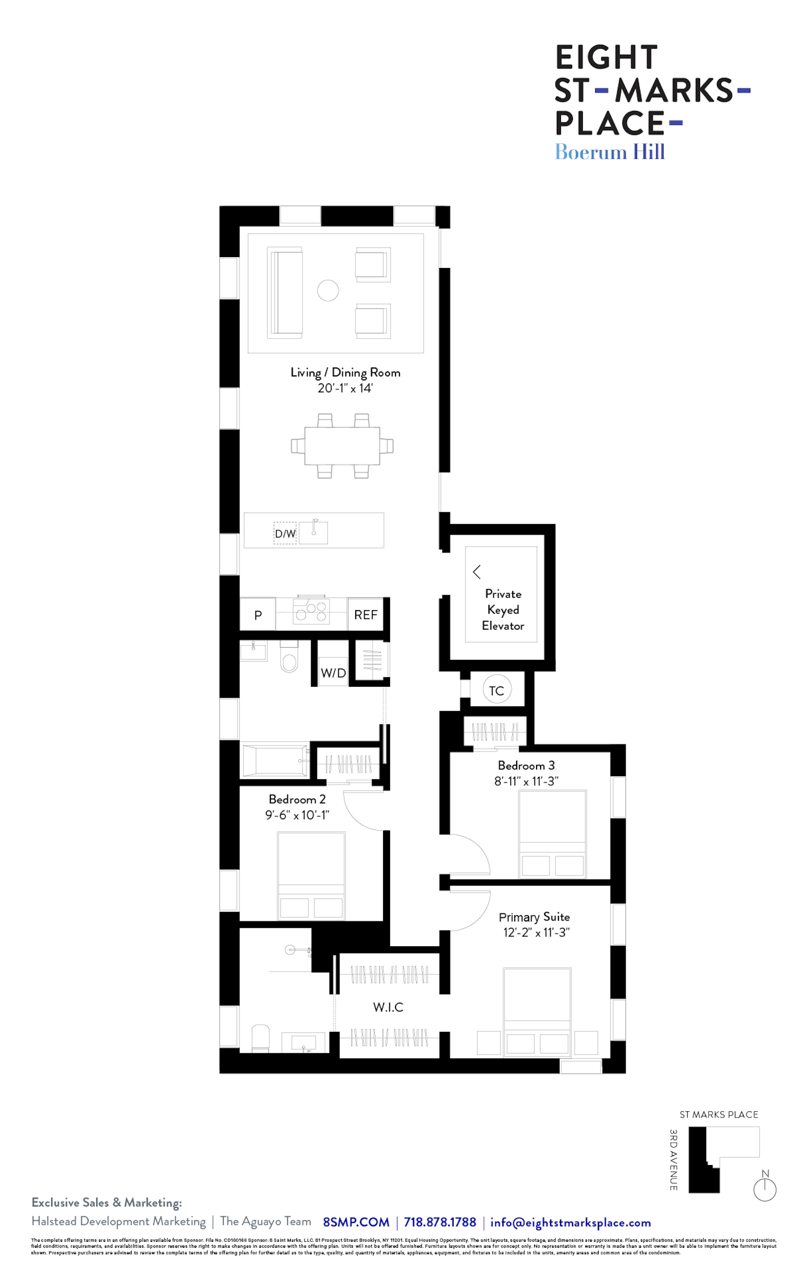 Floorplan for 8 St Marks Place, 6A
