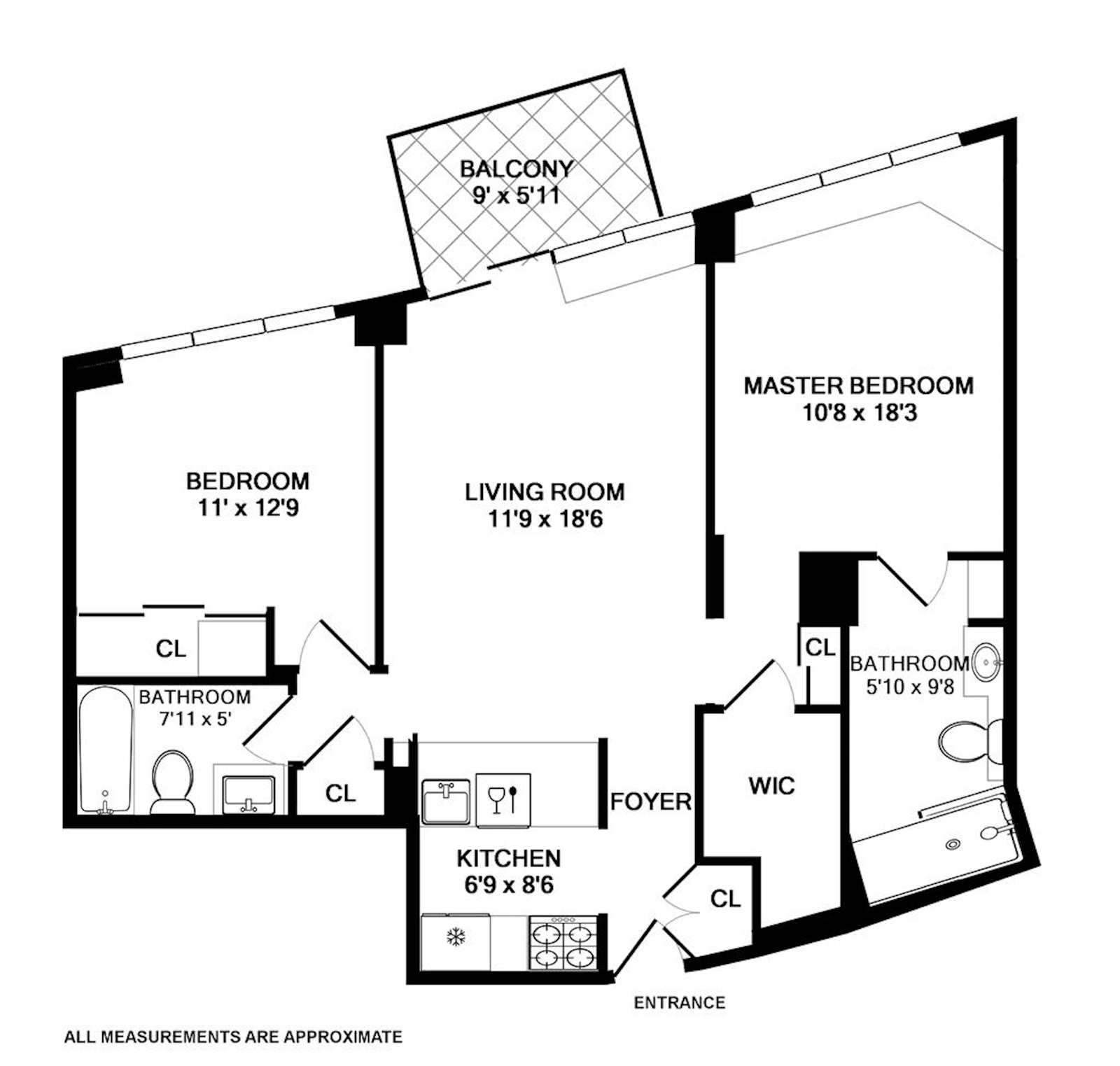 Floorplan for 5 East 22nd Street, 8F