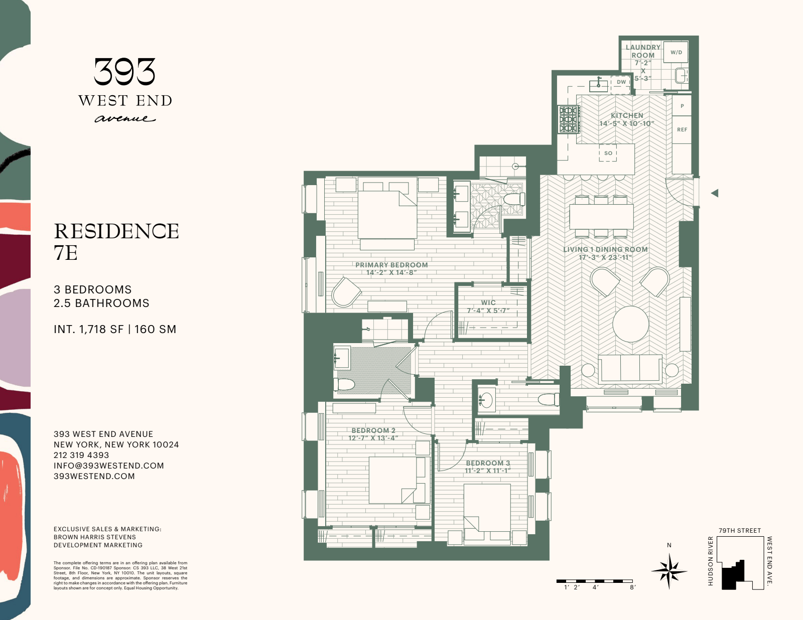 Floorplan for 393 West End Avenue, 7F