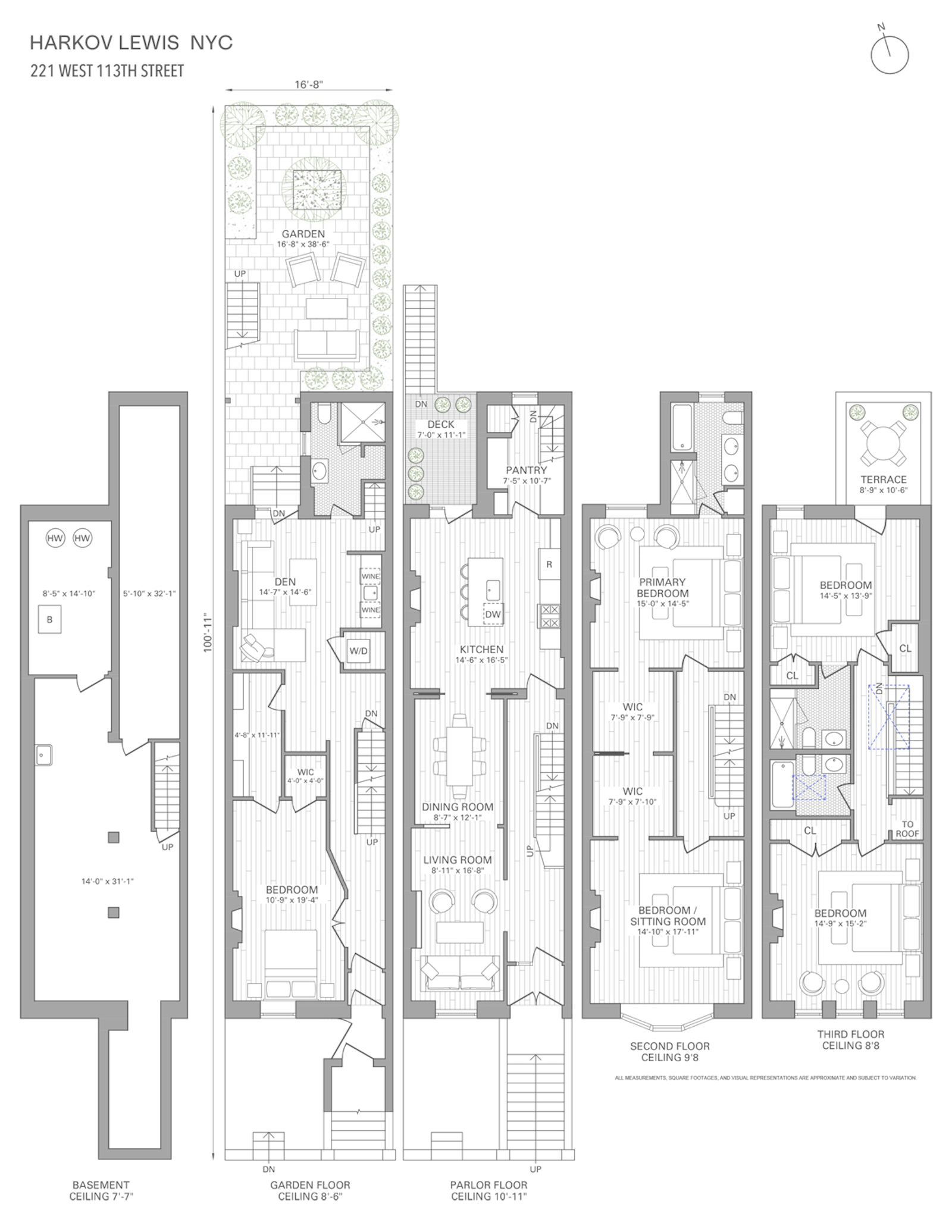 Floorplan for 221 West 113th Street