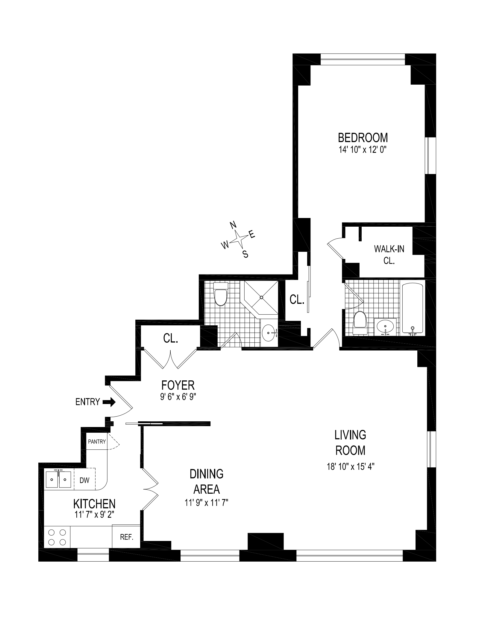 Floorplan for 137 East 36th Street, 7K