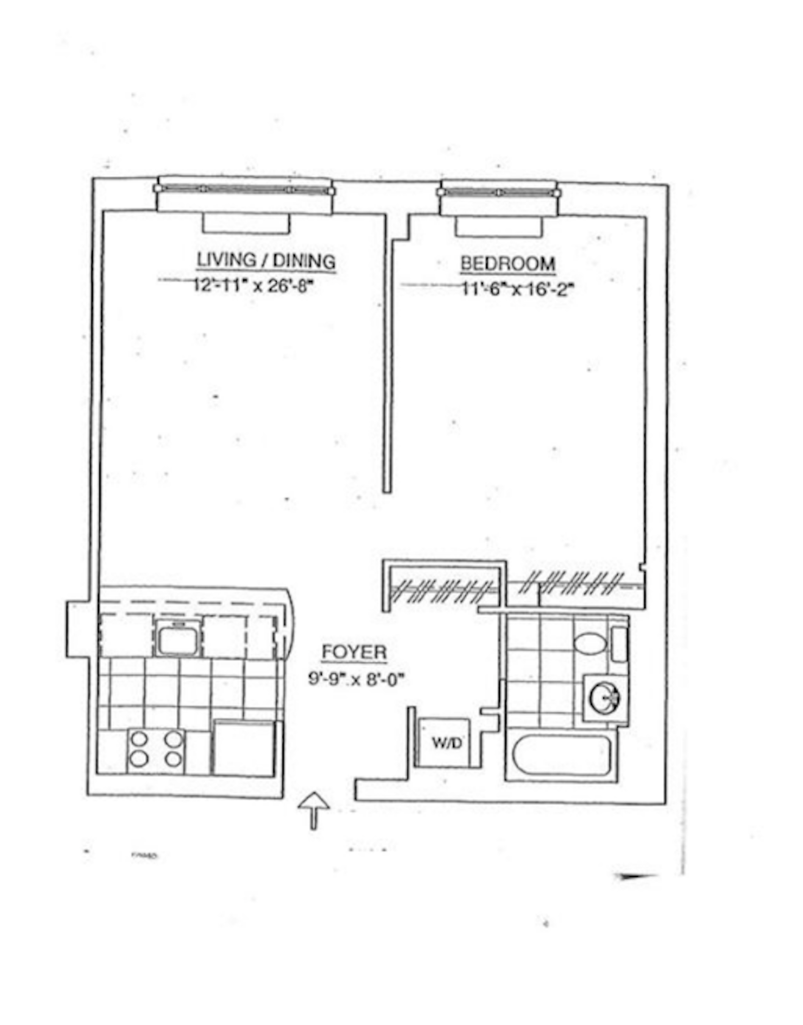 Floorplan for 555 West 23rd Street, N9N