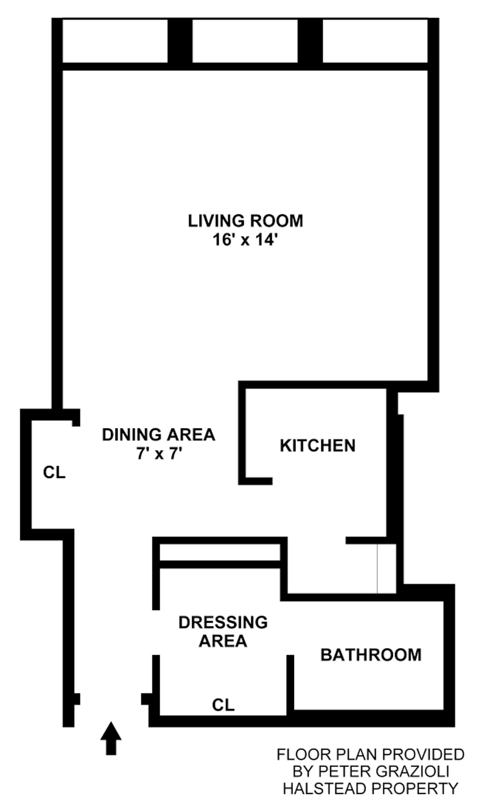 Floorplan for 330 East 33rd Street, 14H