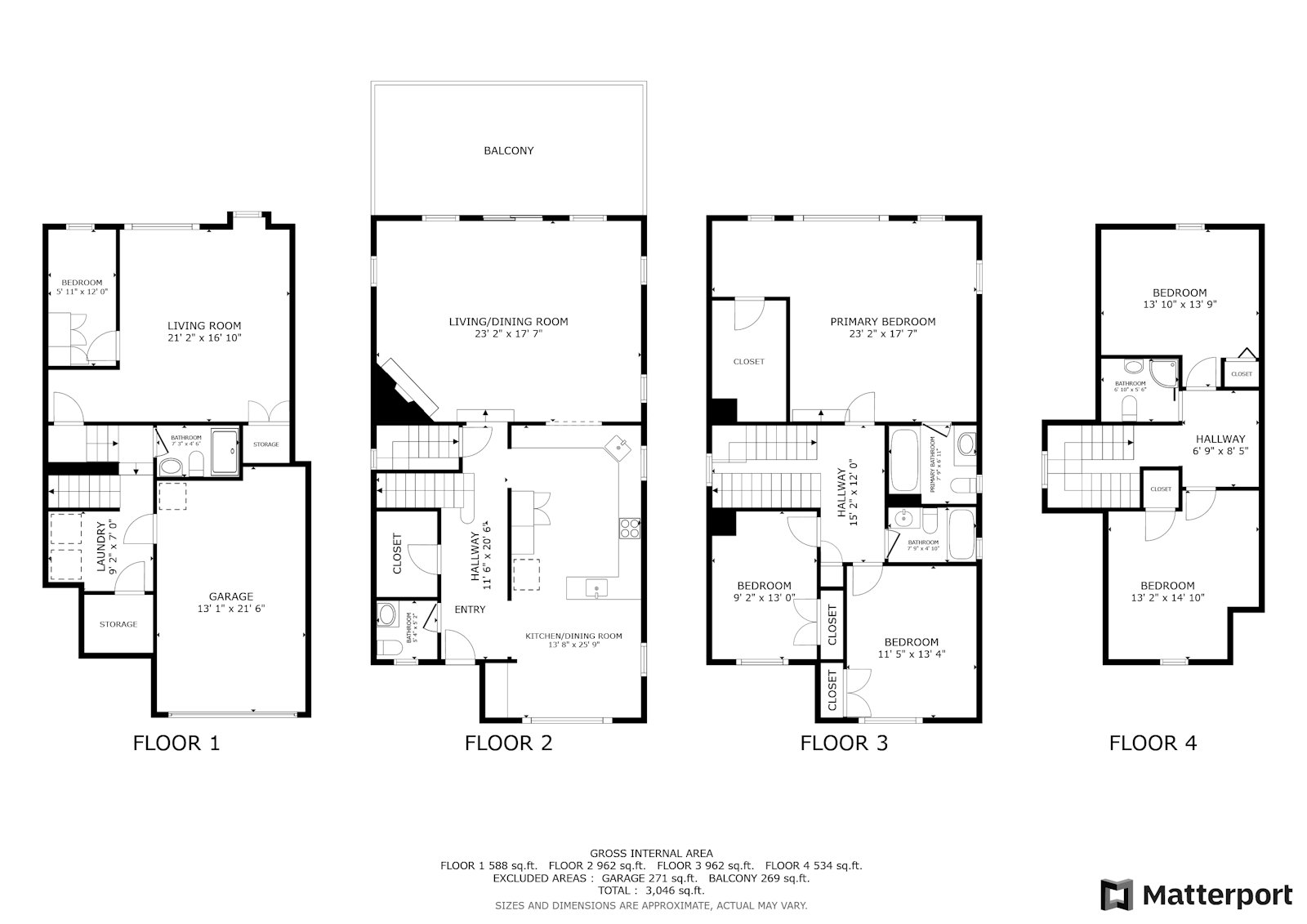 Floorplan for 2740 Netherland Avenue