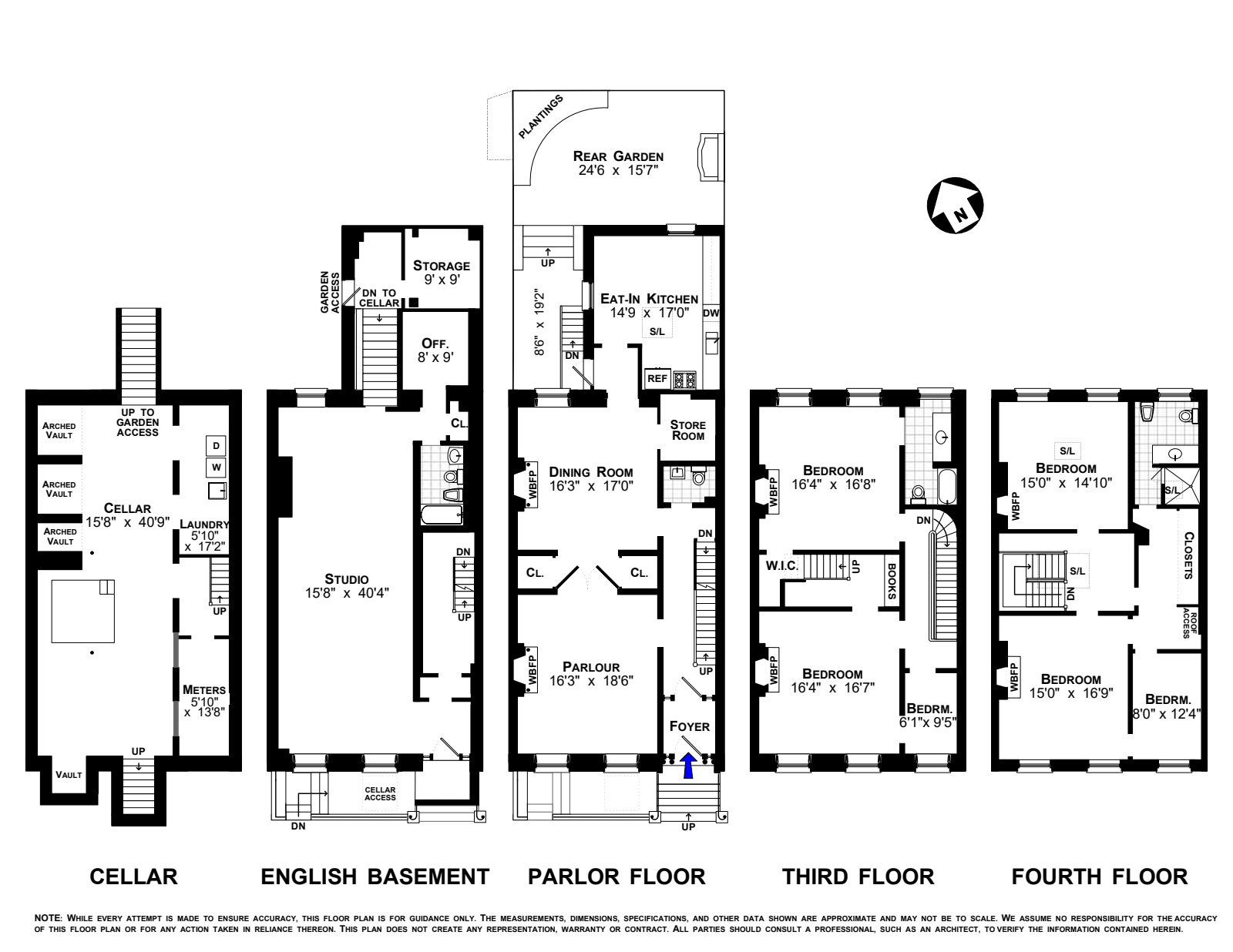 Floorplan for 203 Prince Street