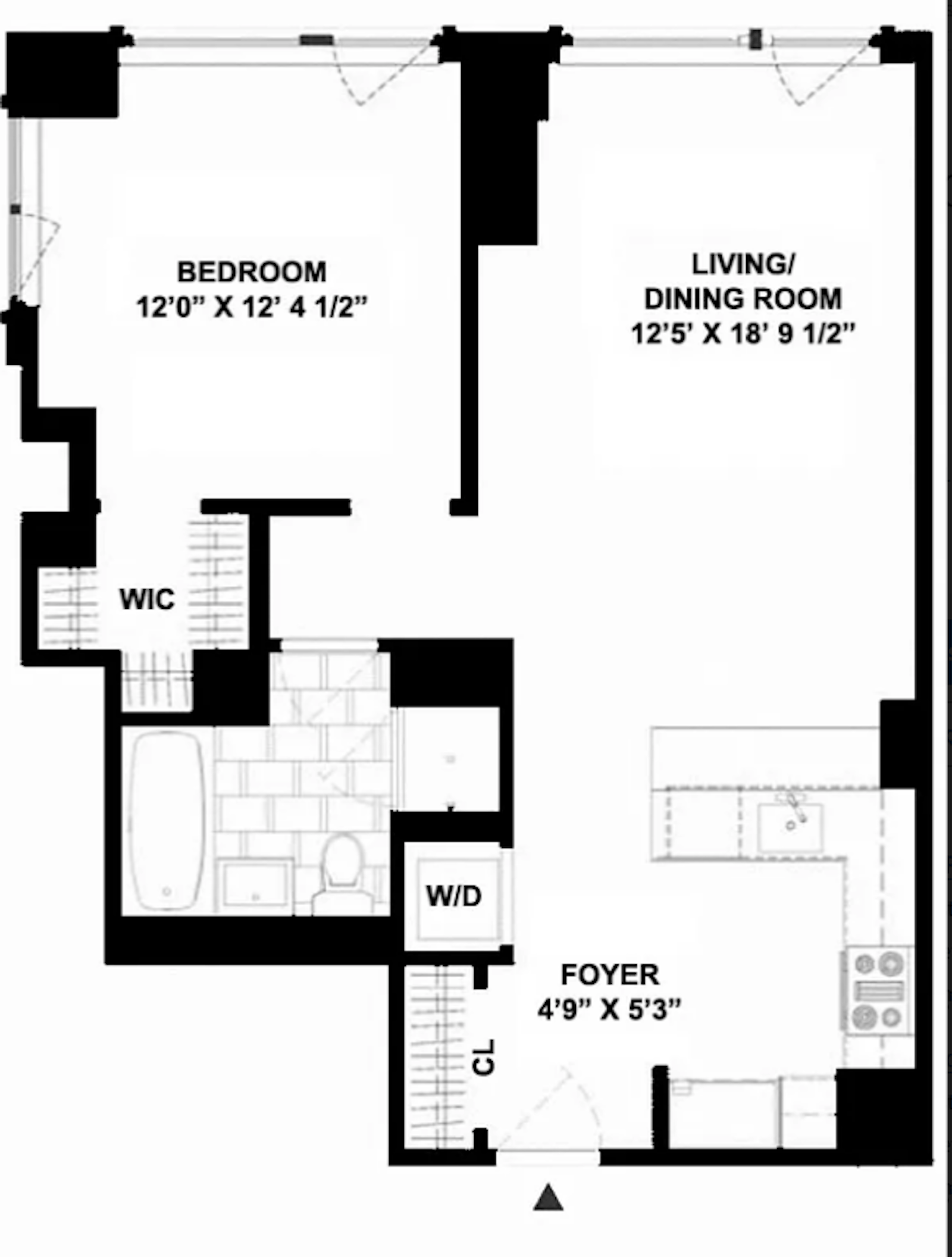 Floorplan for 200 West End Avenue, 4D
