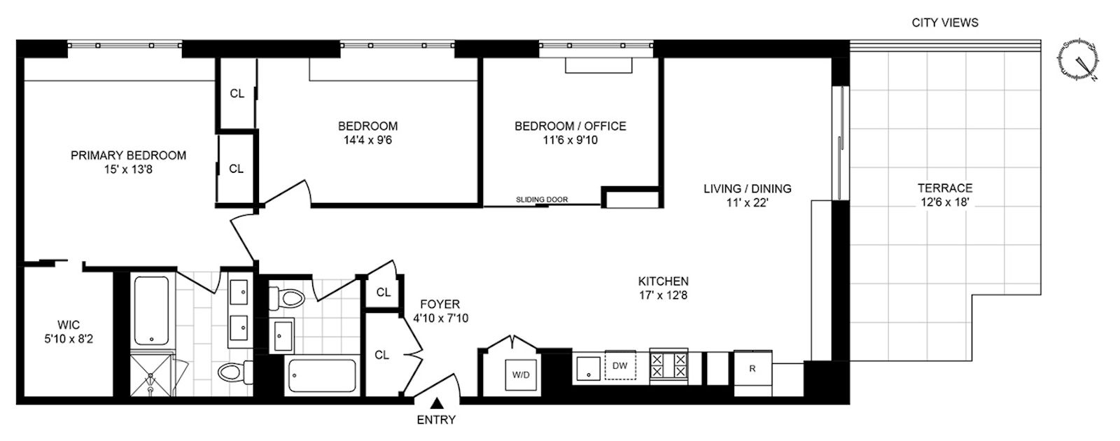 Floorplan for 301 West 115th Street
