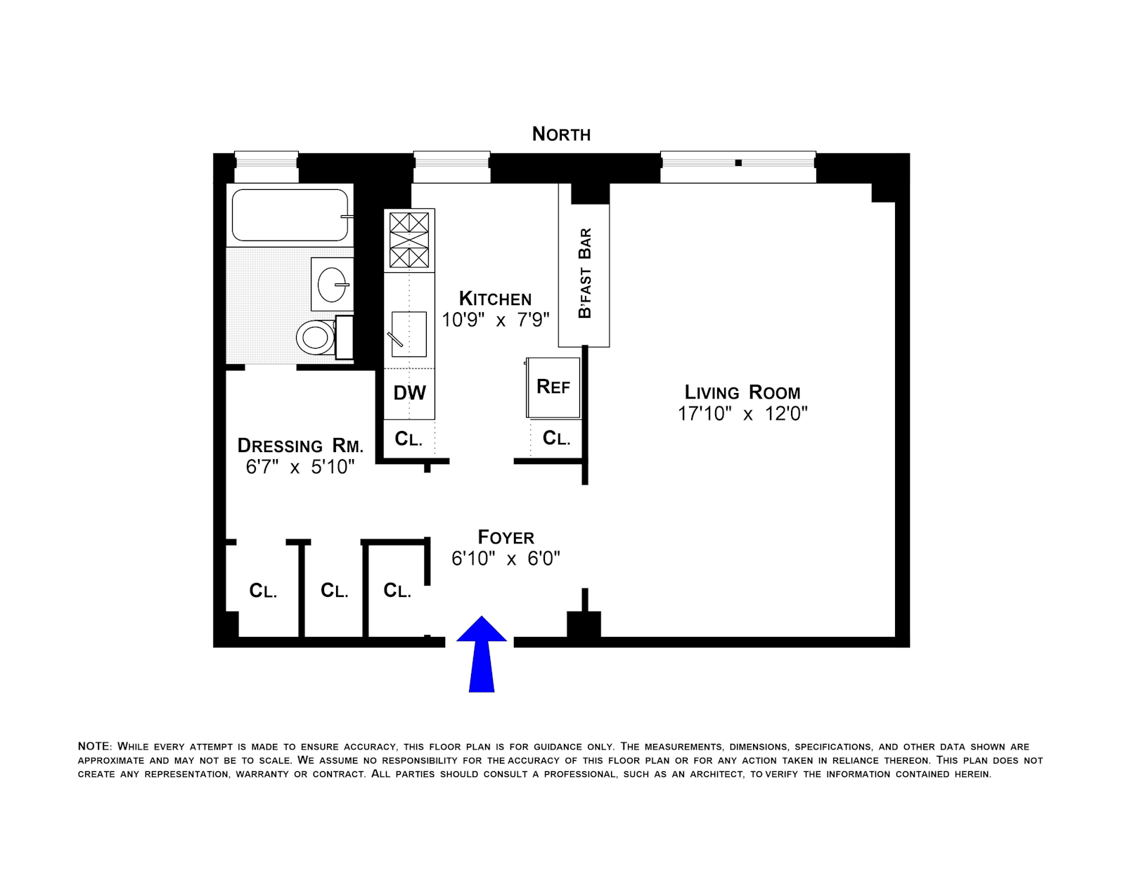 Floorplan for 500 Grand Street, C12D