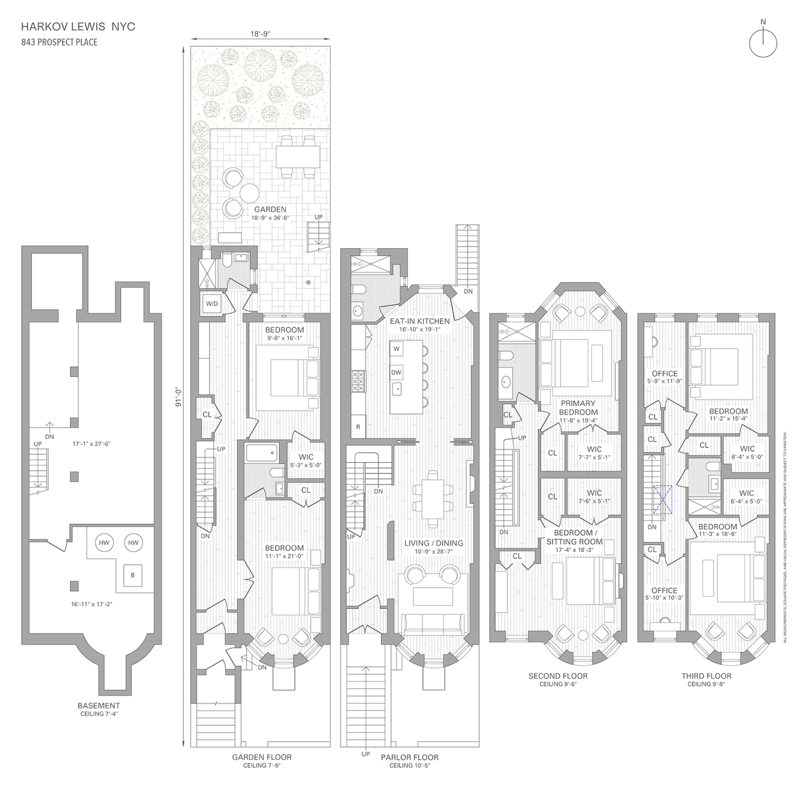 Floorplan for 843 Prospect Place