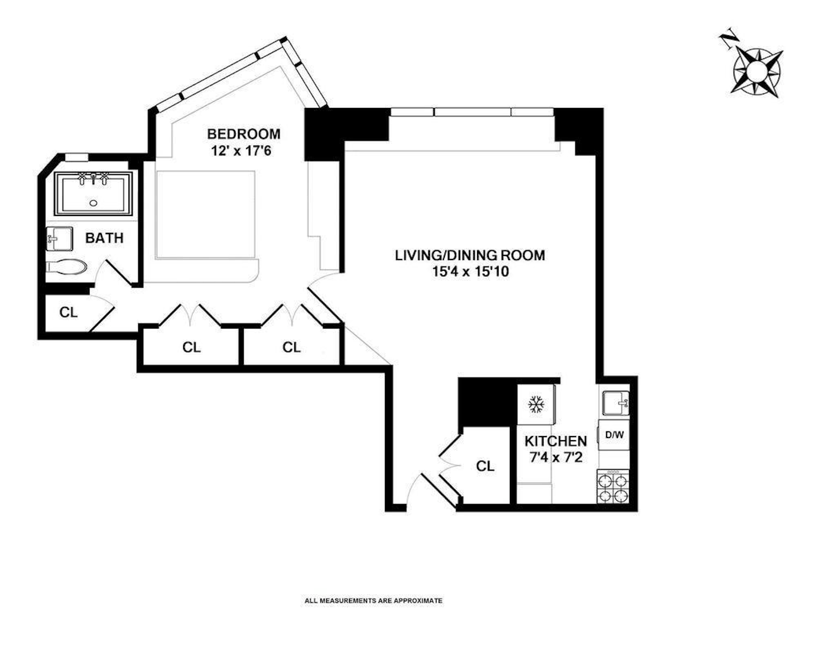 Floorplan for 60 Sutton Place South, 2FS