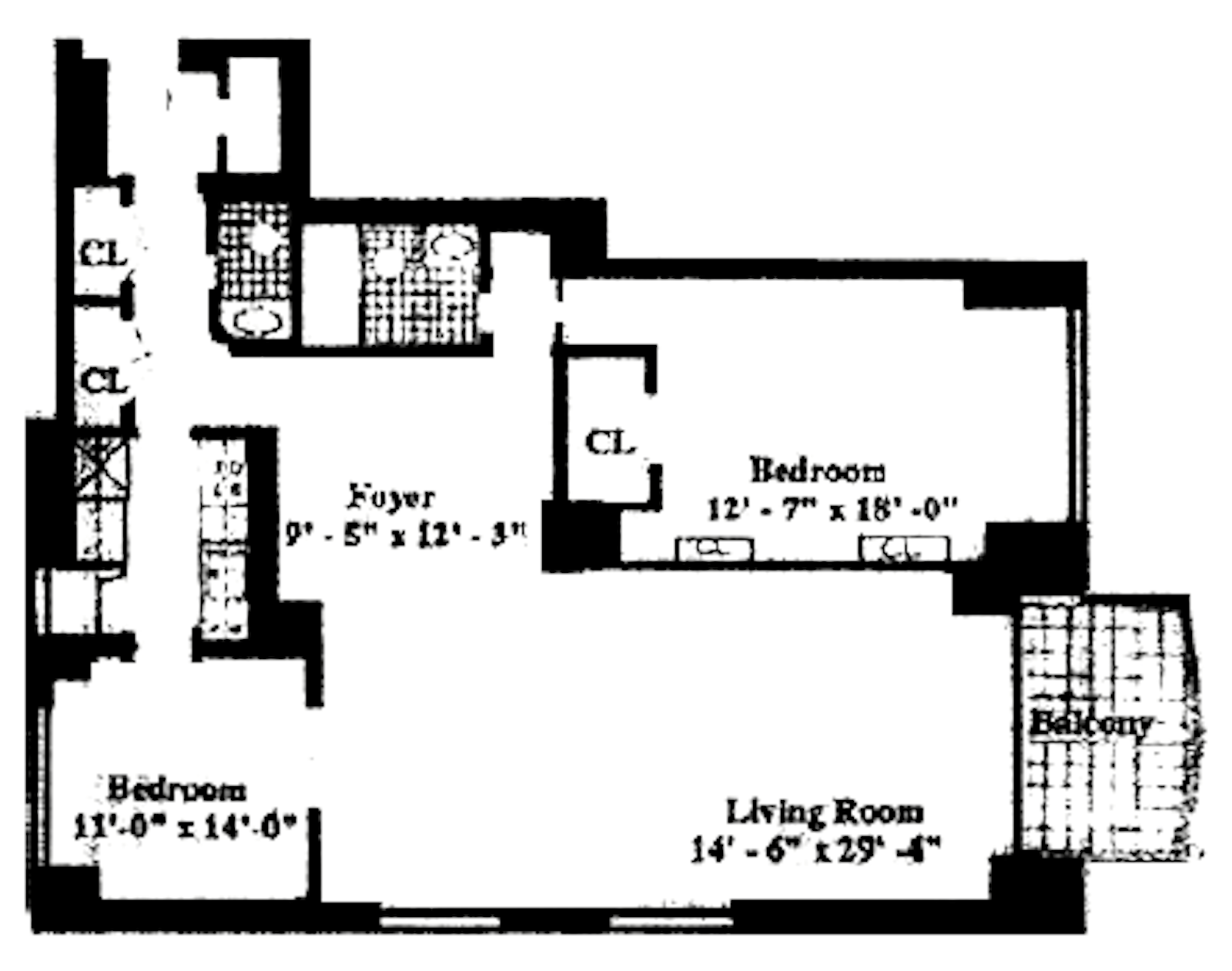 Floorplan for 303 East 57th Street, 8D