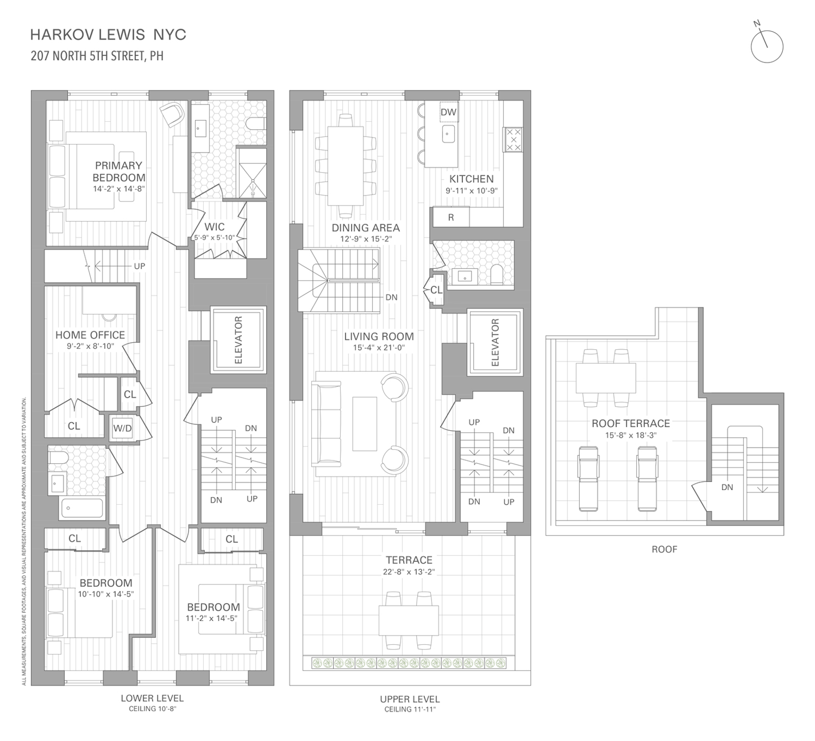 Floorplan for 207 North 5th Street, PH