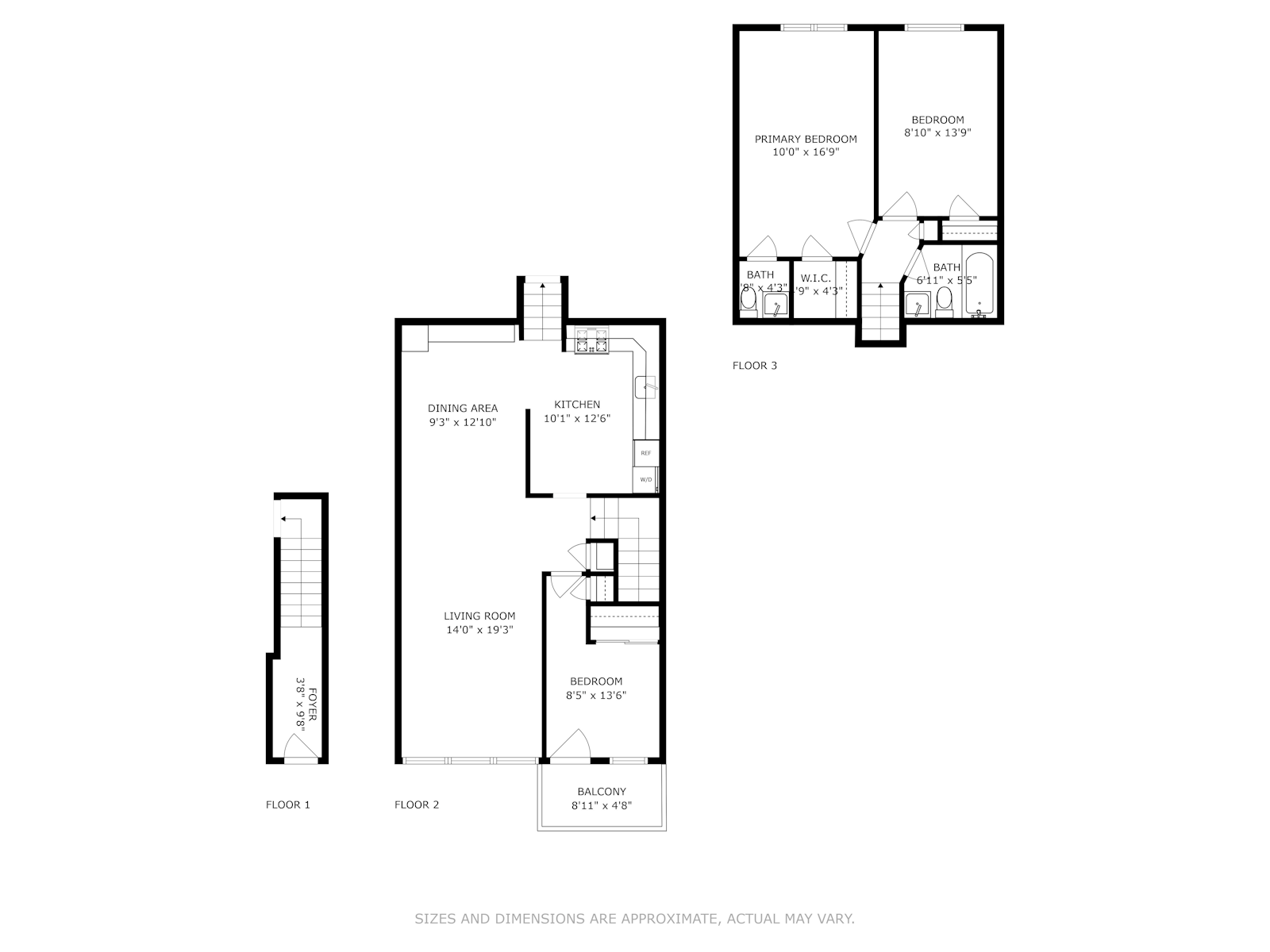 Floorplan for 9450 Ridge Boulevard, 3