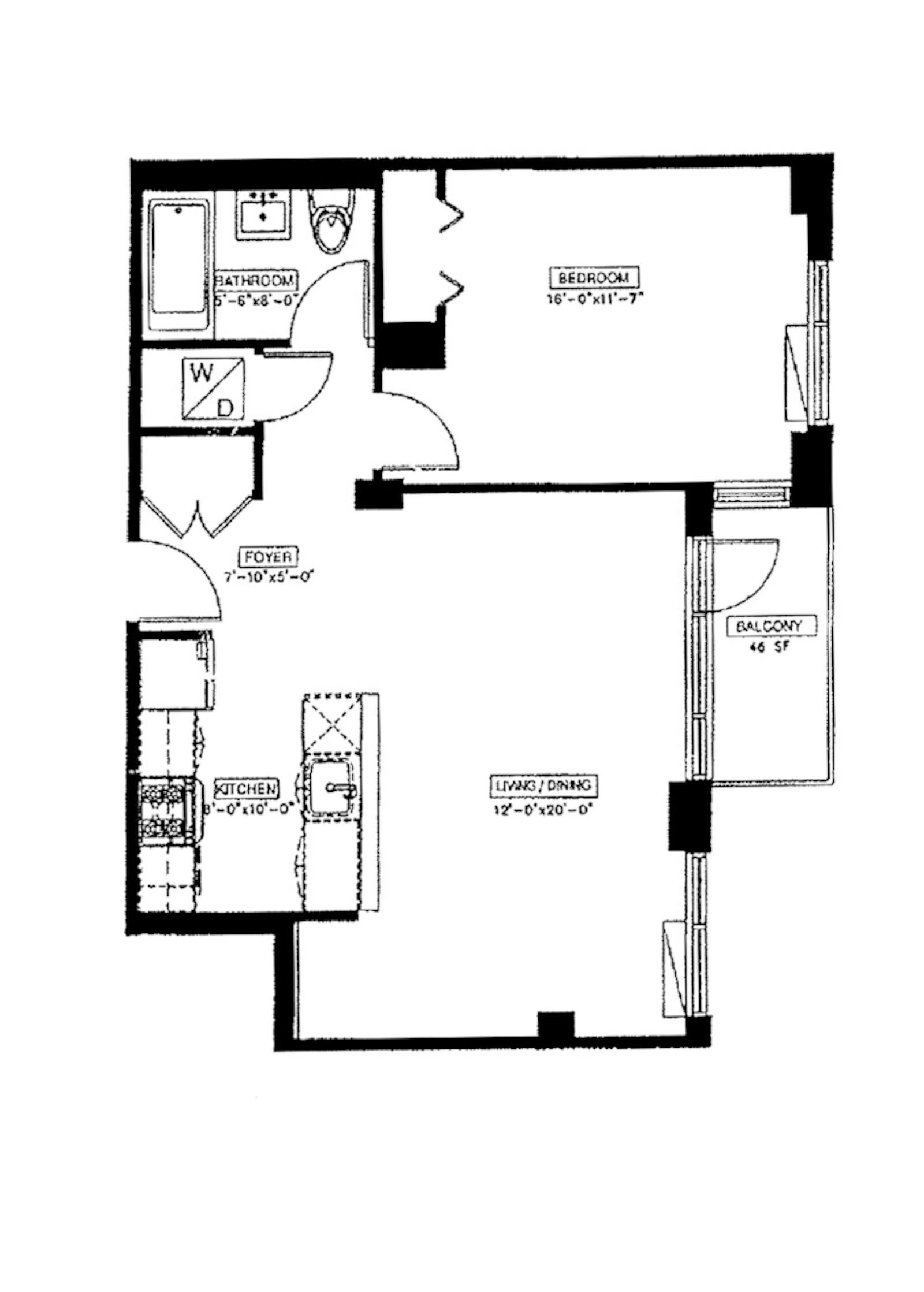 Floorplan for 3585 Greystone Avenue, 4B