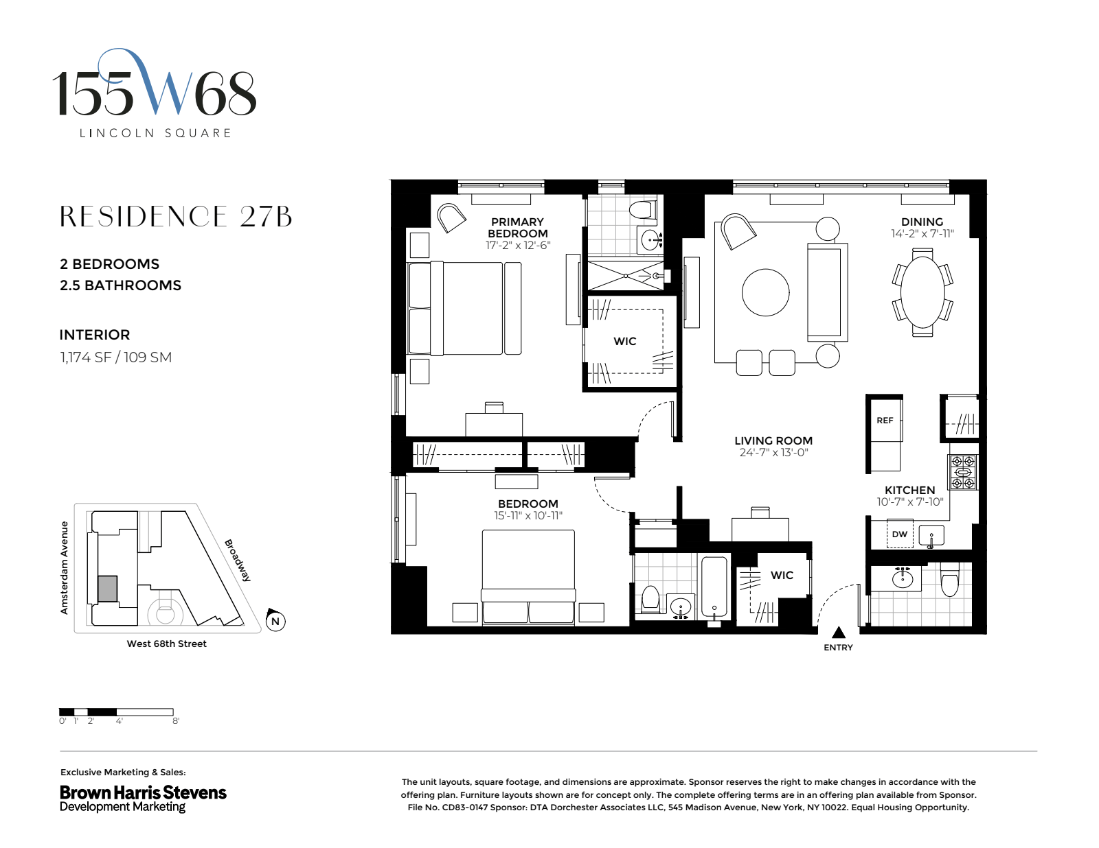 155 West 68th Street Lincoln Square New York NY 10023