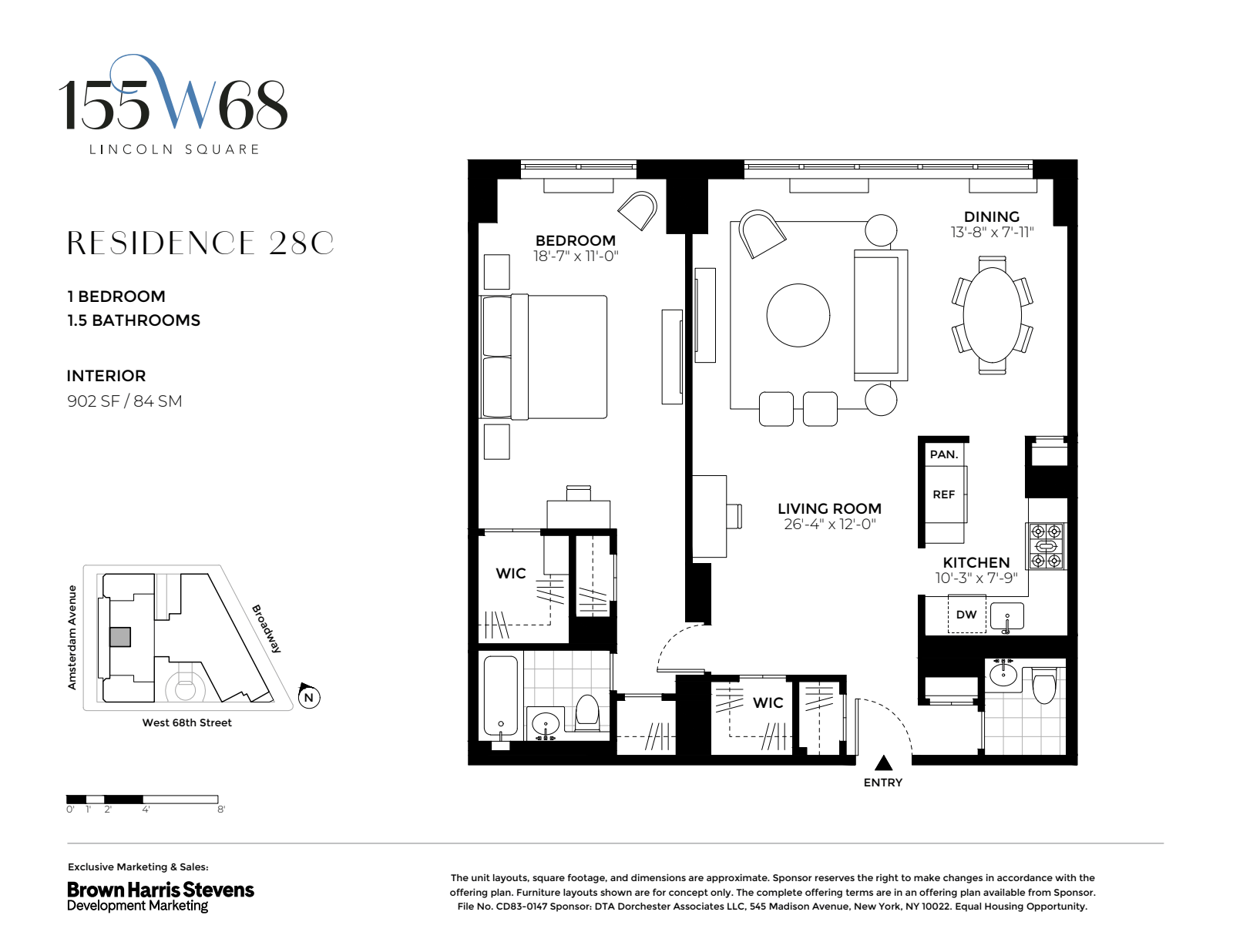 155 West 68th Street Lincoln Square New York NY 10023