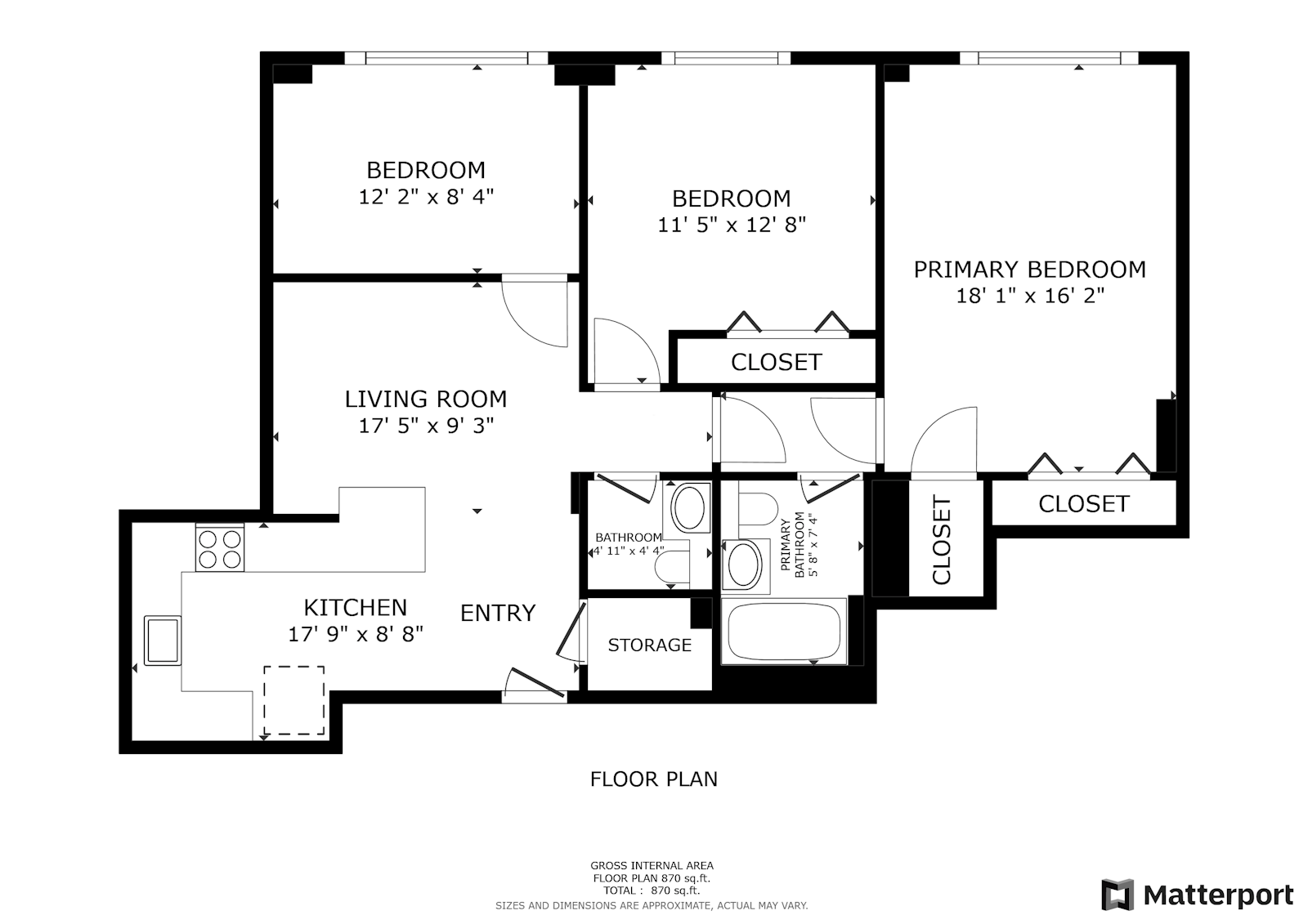 Floorplan for 250 East 31st Street, 4B