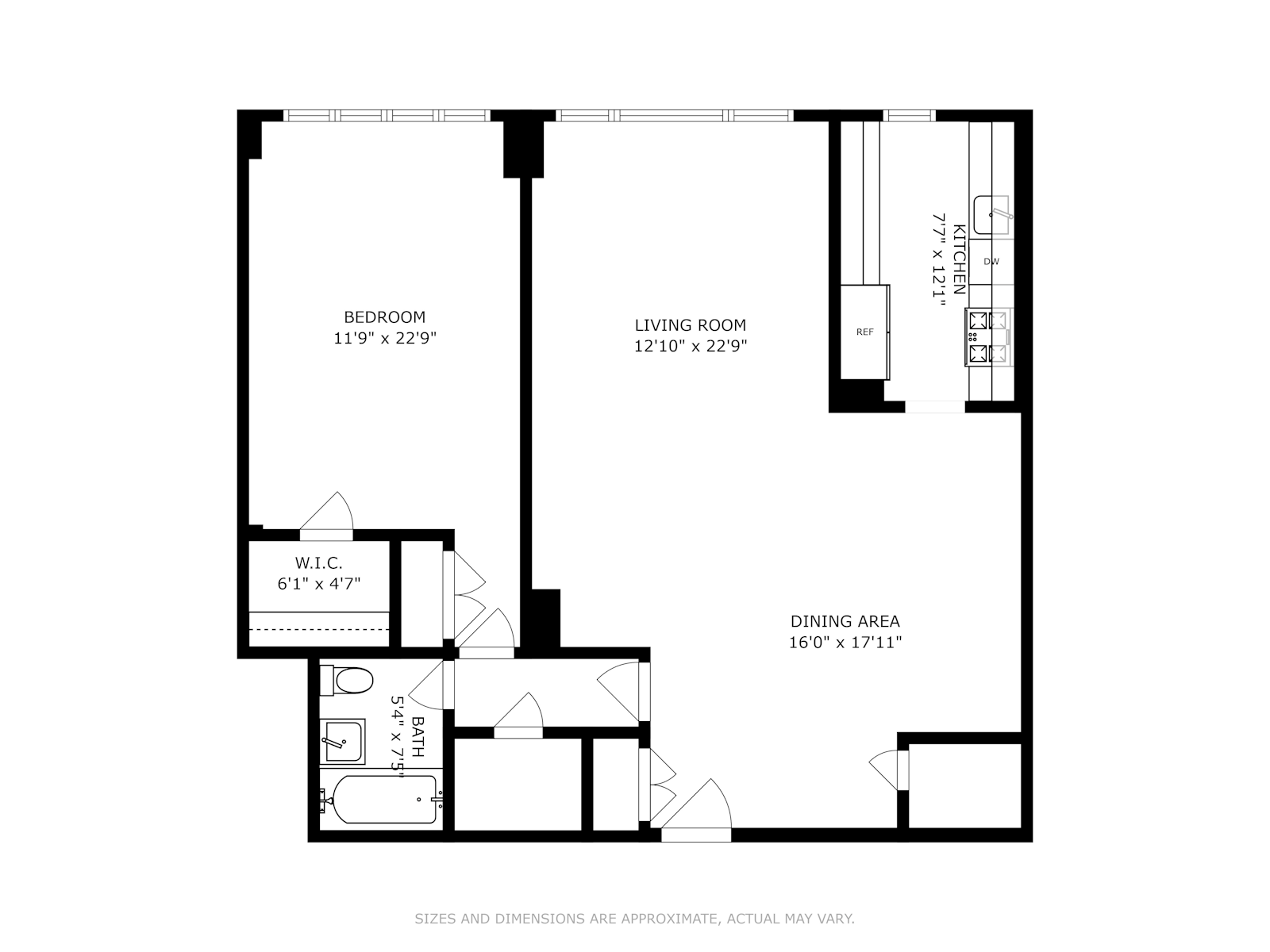 Floorplan for 500 East 83rd Street, 12C