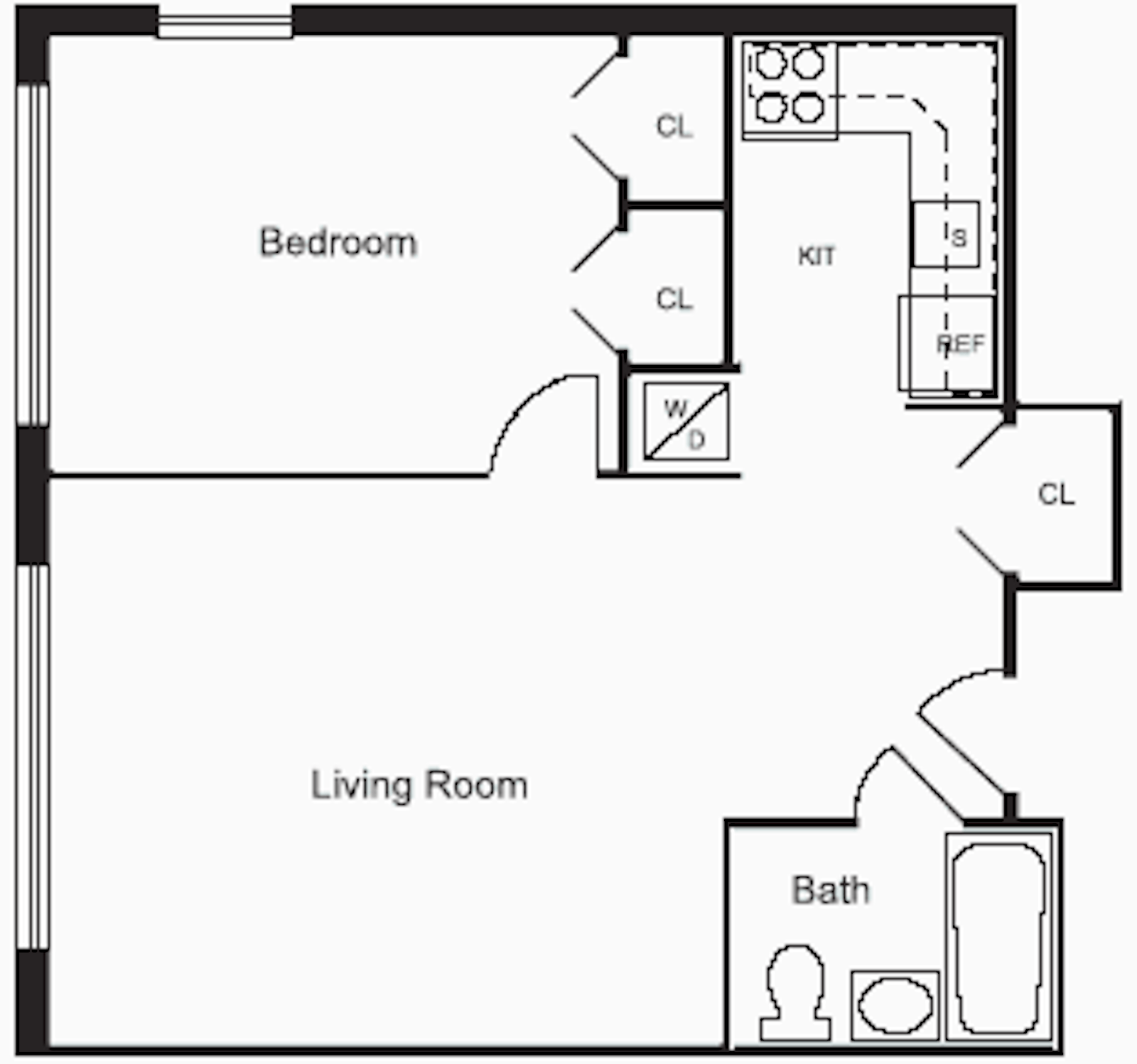 Floorplan for 35 Essex Street, 8B