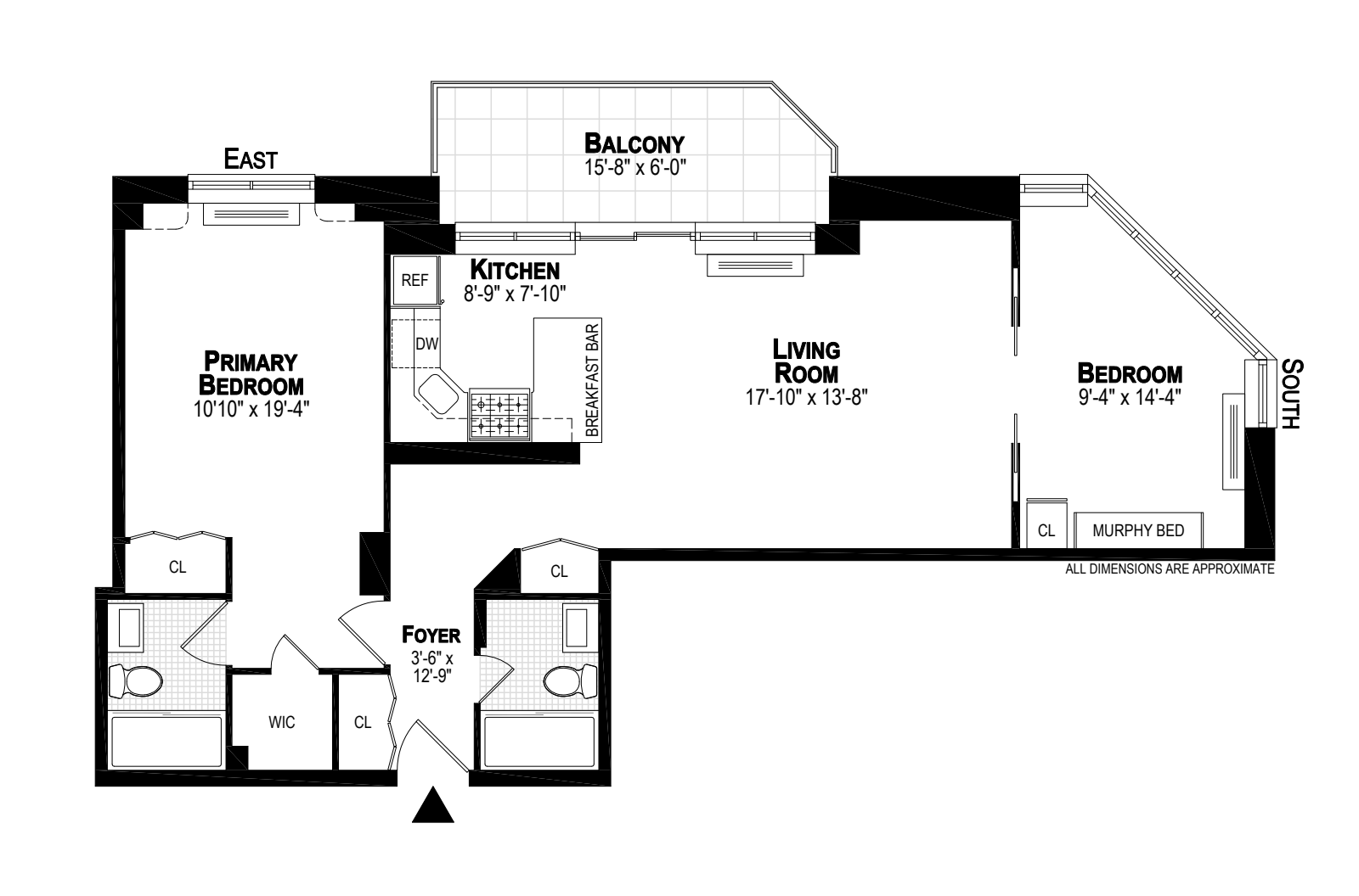 Floorplan for 50 Lexington Avenue, 9E