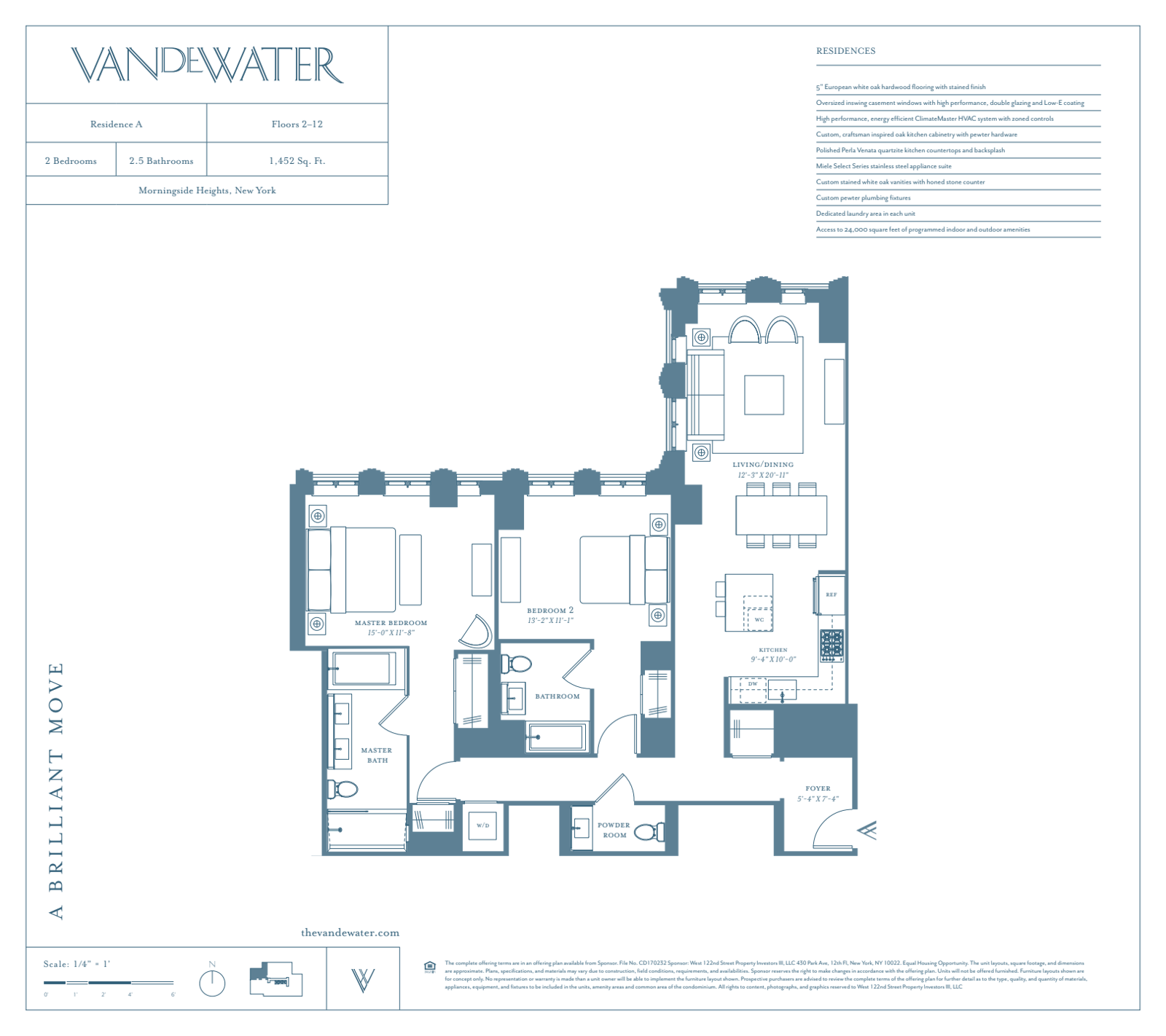 Floorplan for 543 West 122nd Street, 11A
