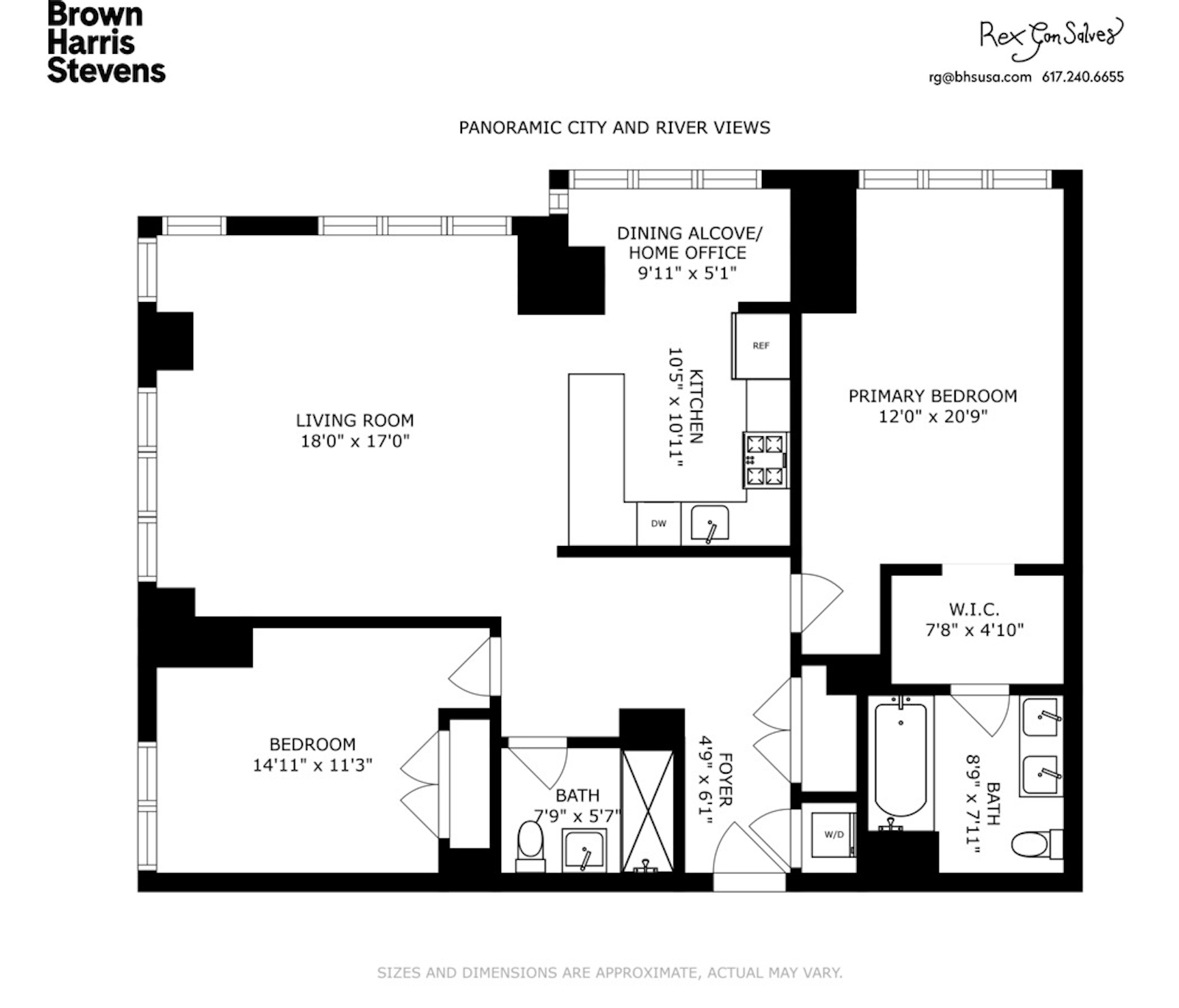 Floorplan for 350 West 42nd Street, 39B