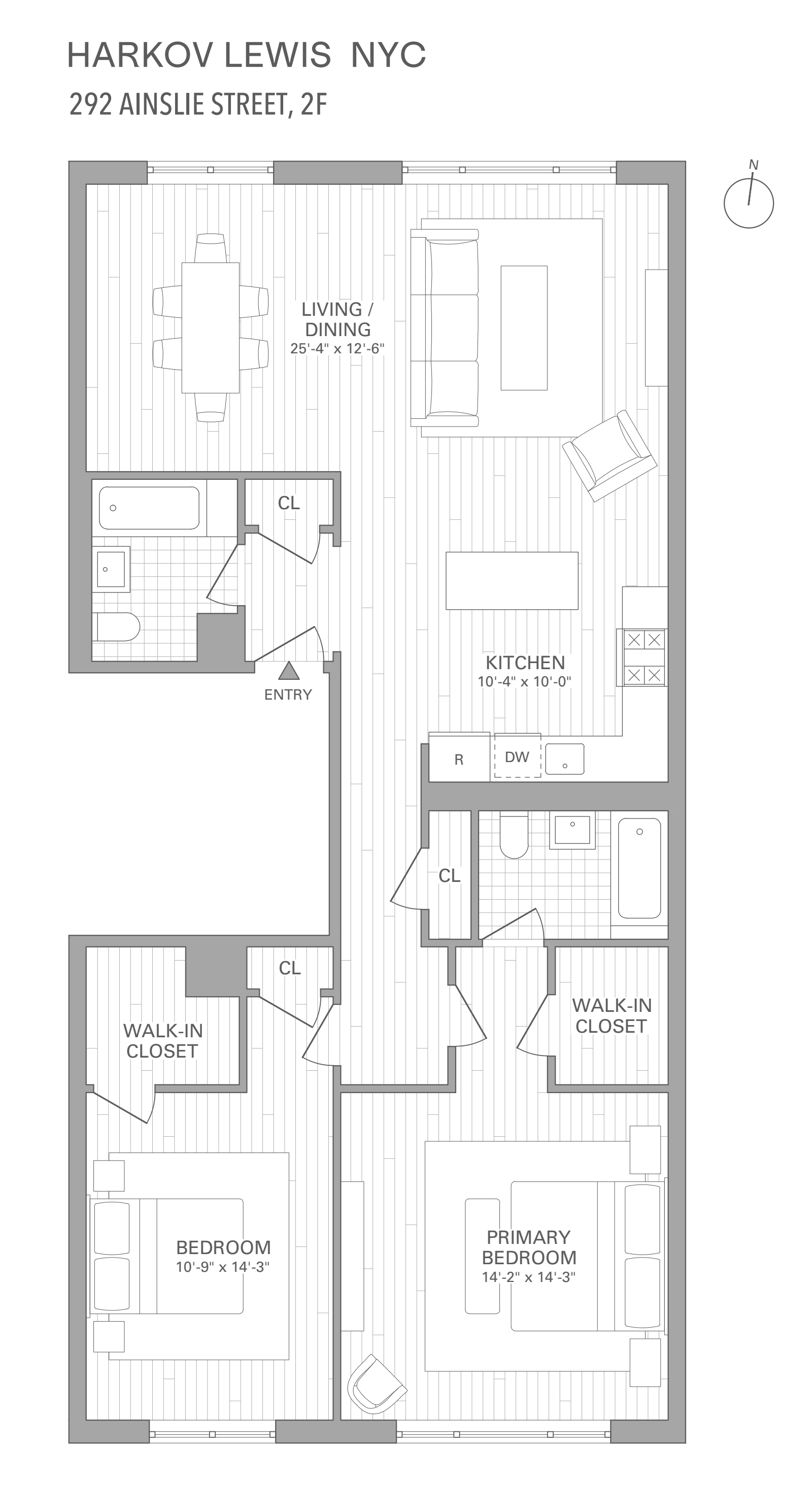 Floorplan for 292 Ainslie Street, 2F