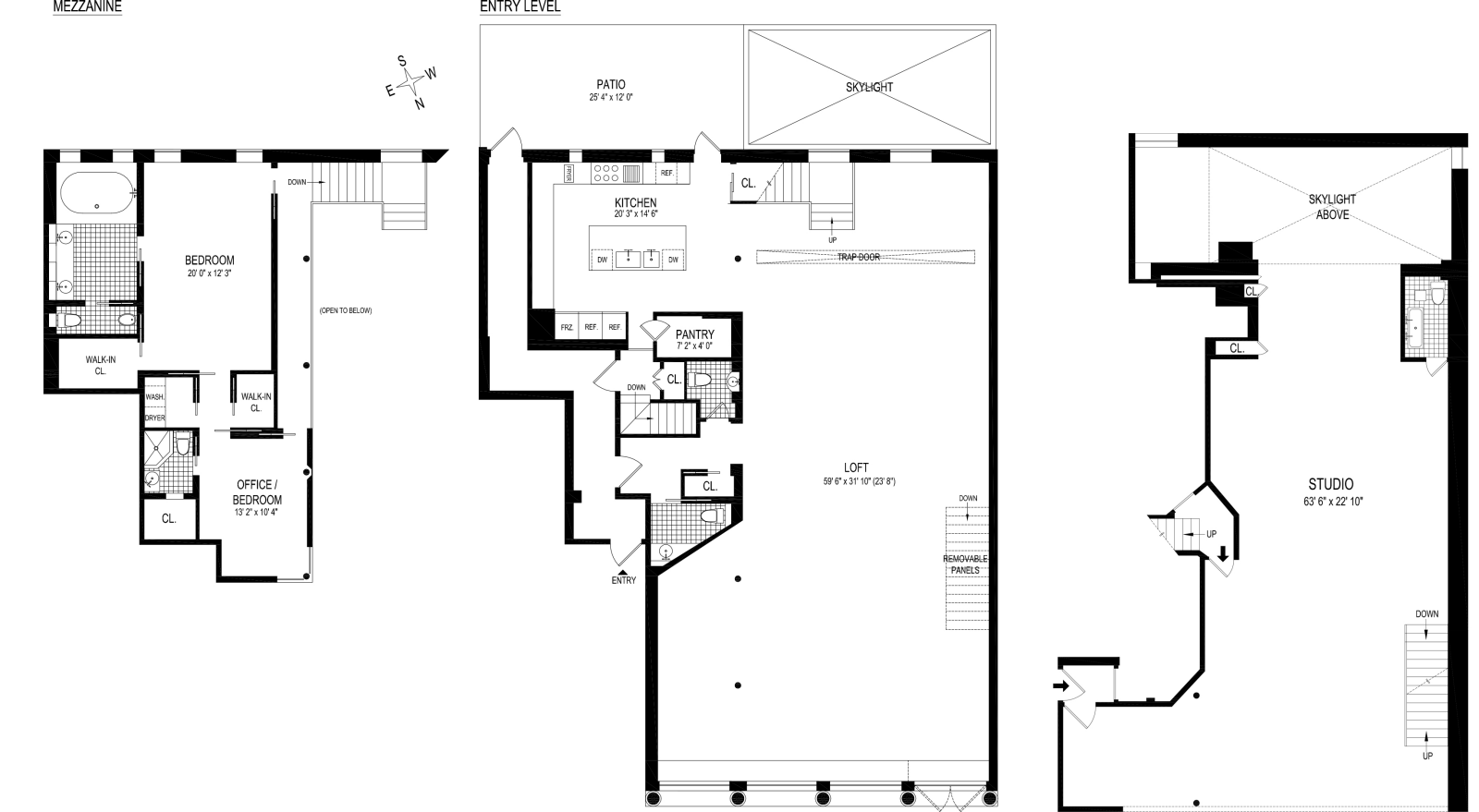 Floorplan for 45 Warren Street