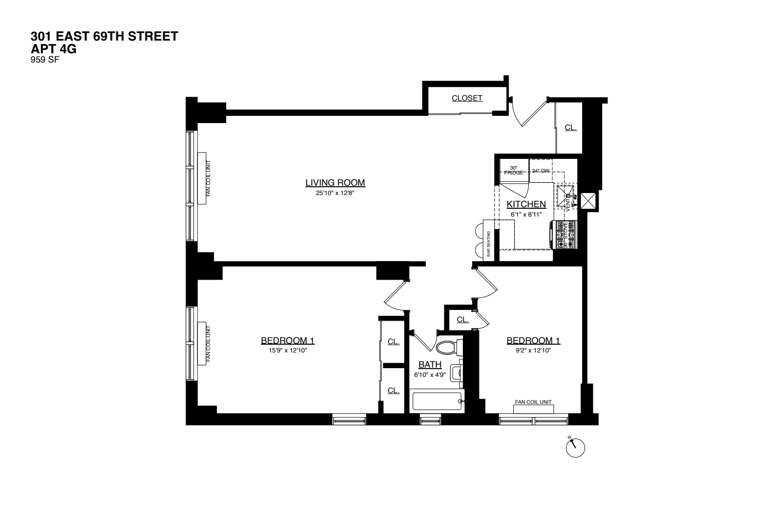 301 East 69th Street 4G Upper East Side New York NY 10021