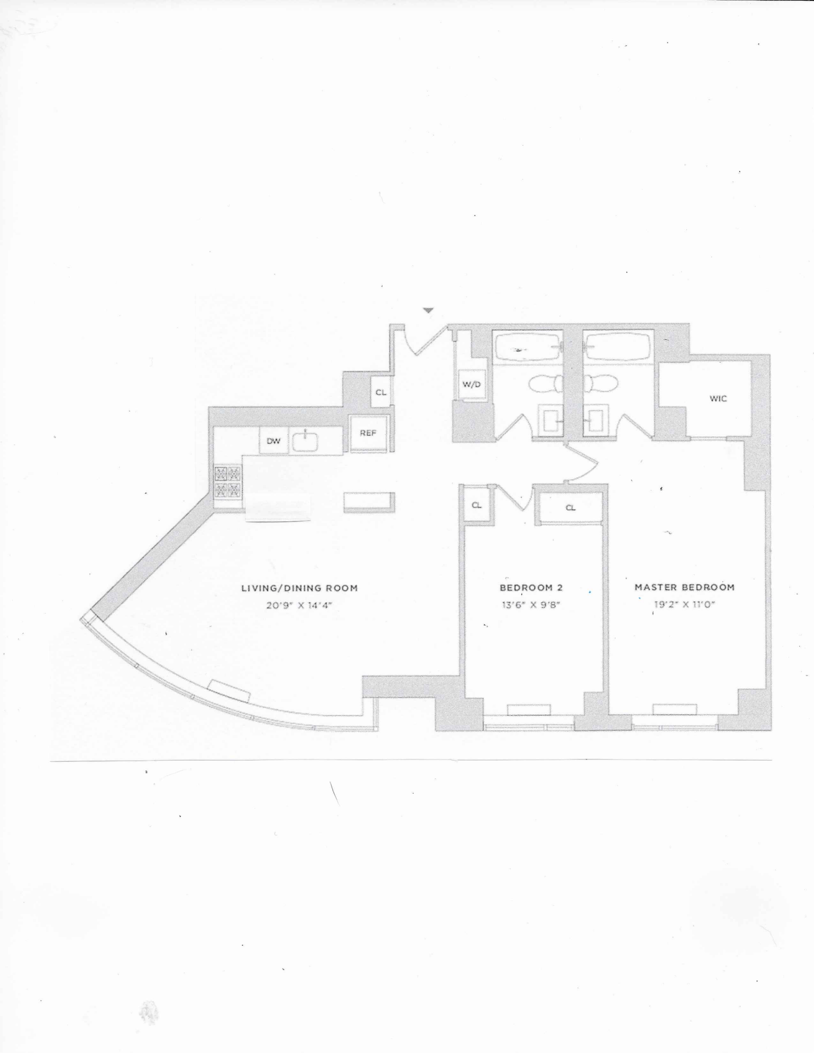 Floorplan for 200 East 94th Street, 2314