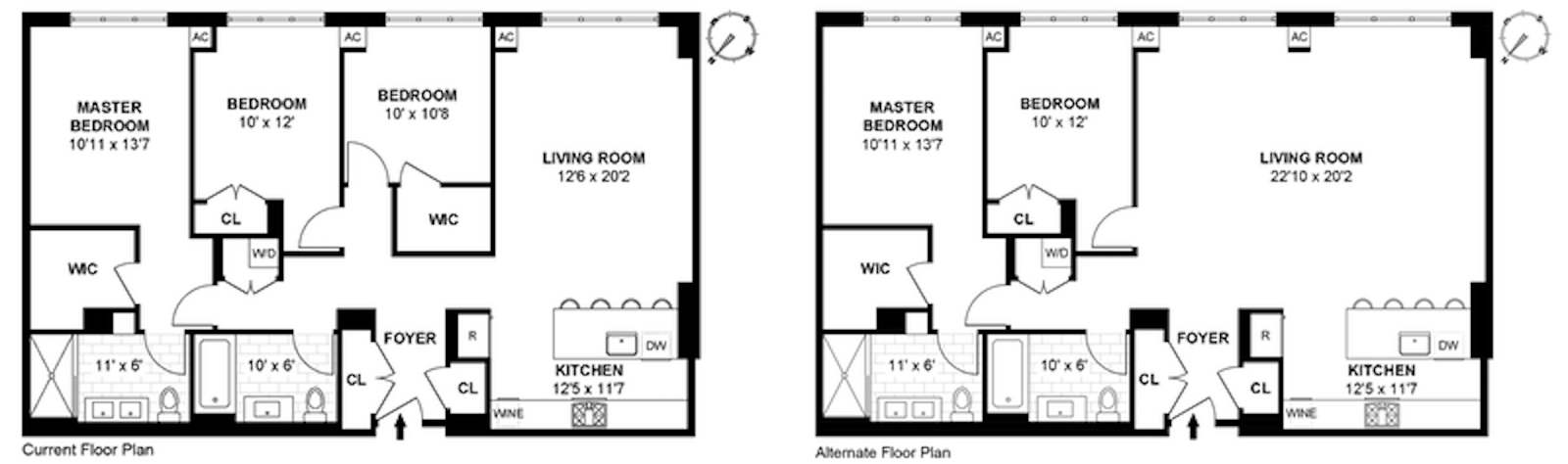 Floorplan for 205 Water Street, 6K
