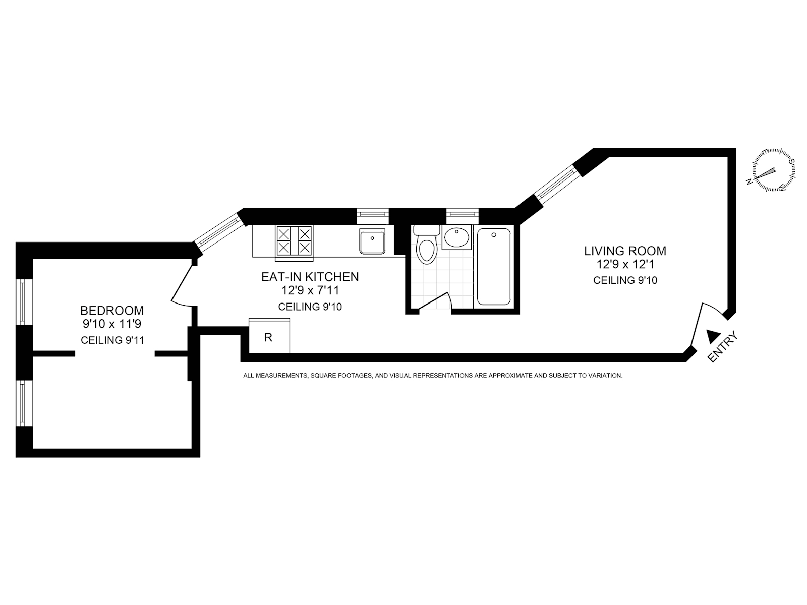 Floorplan for 529 West 152nd Street, 2