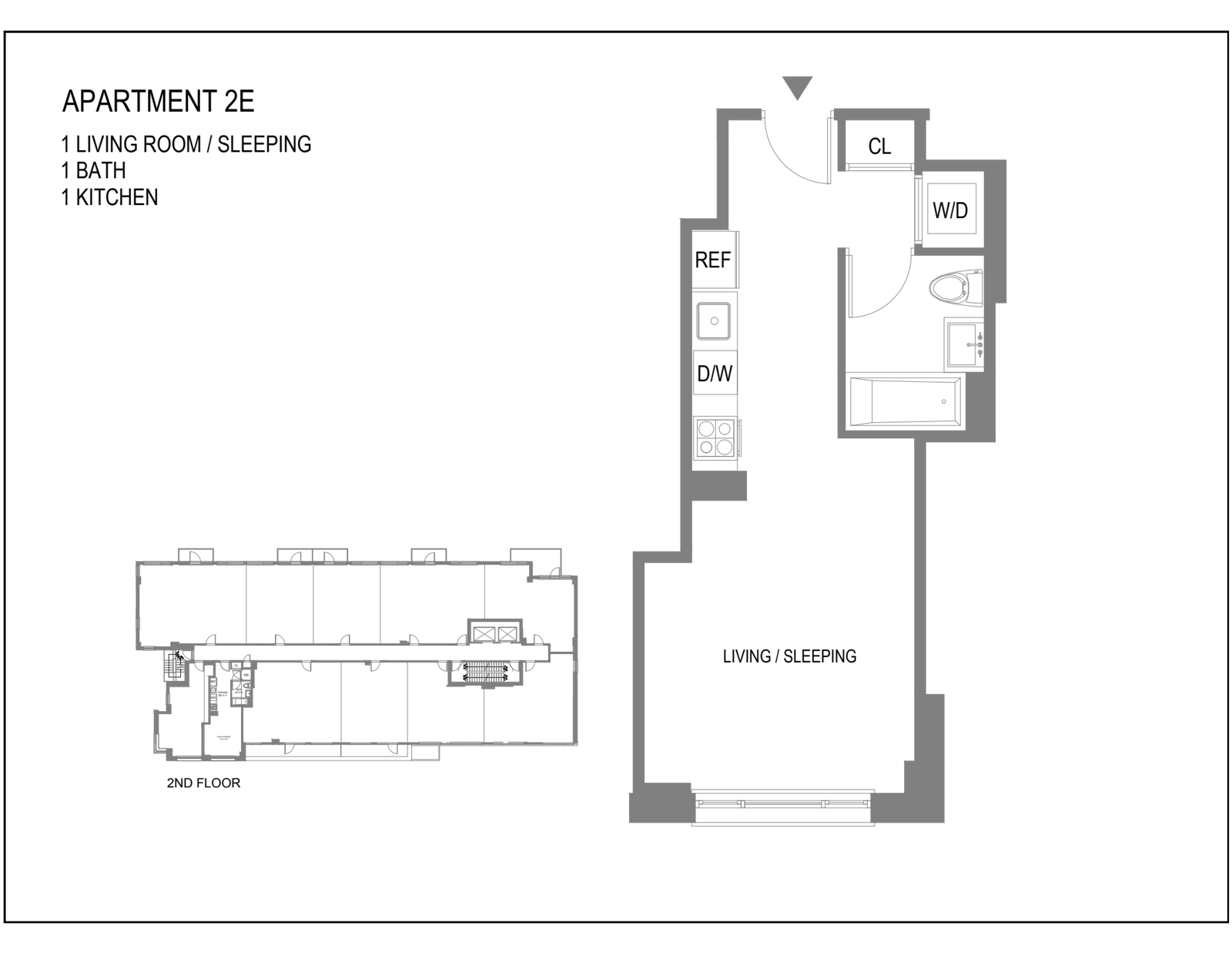 Floorplan for 595 Baltic Street, 2E