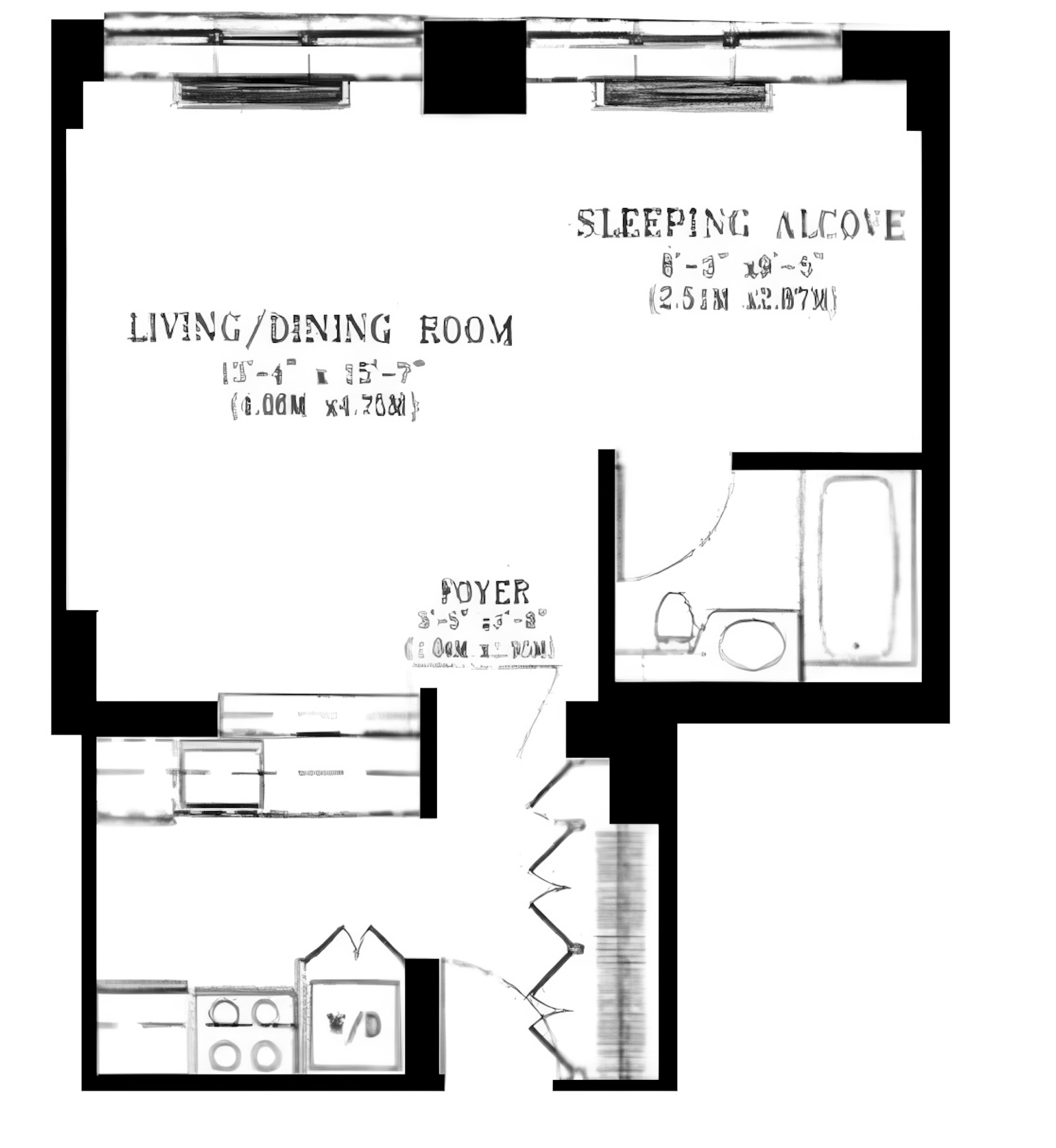 Floorplan for 350 East 82nd Street, 7F