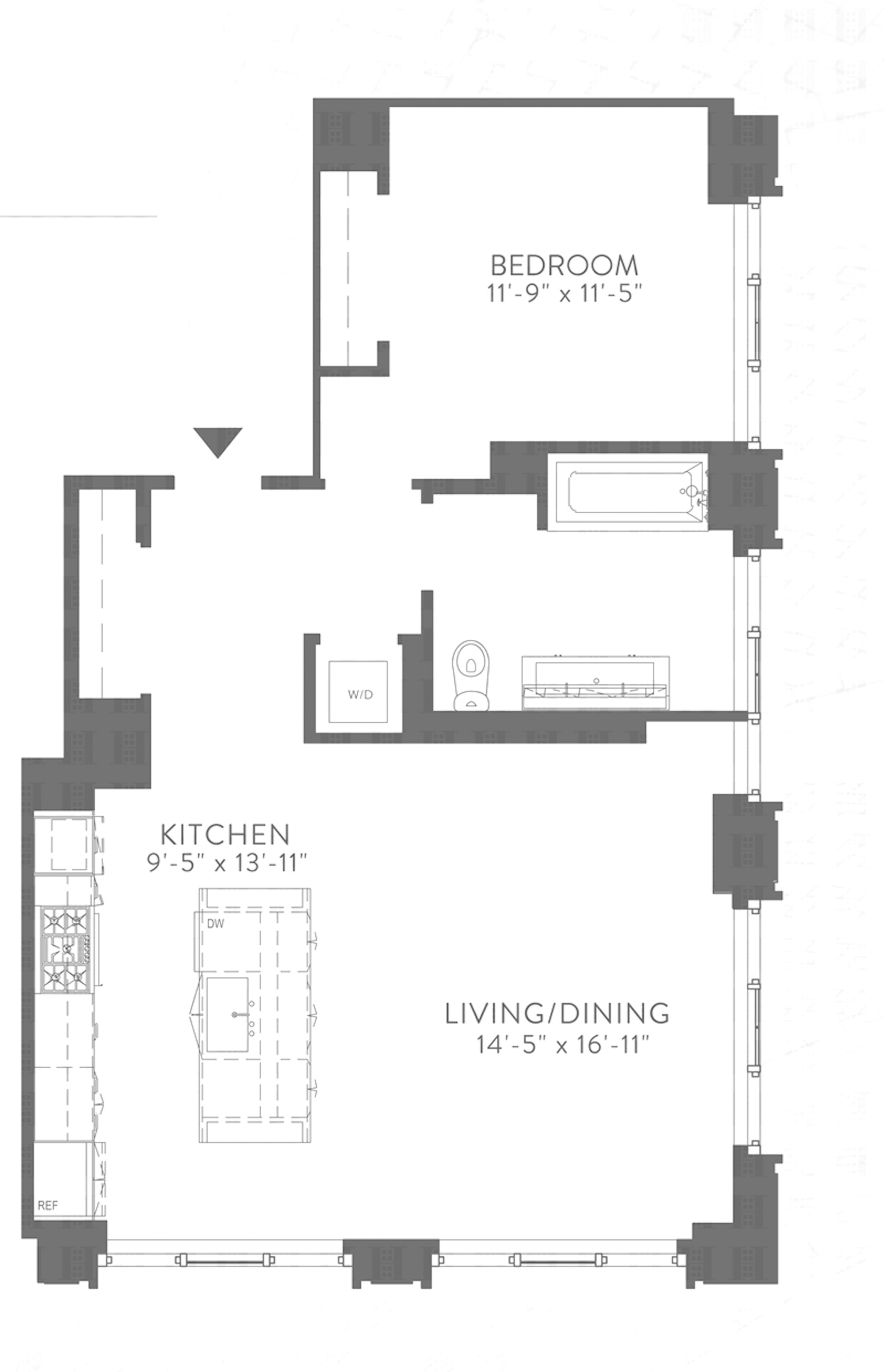 Floorplan for 959 First Avenue, 25B