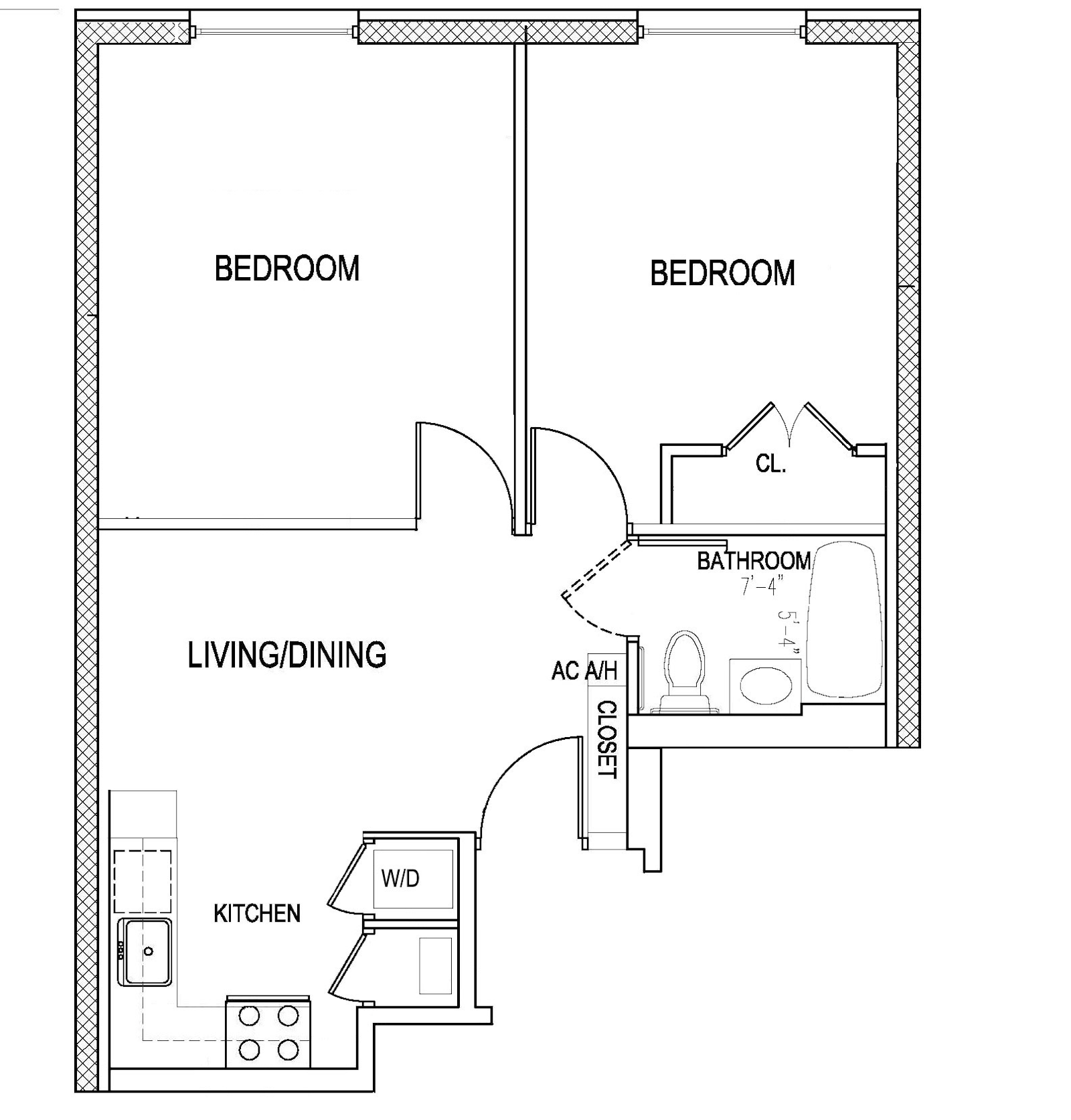 Floorplan for 210 East 35th Street, 5A
