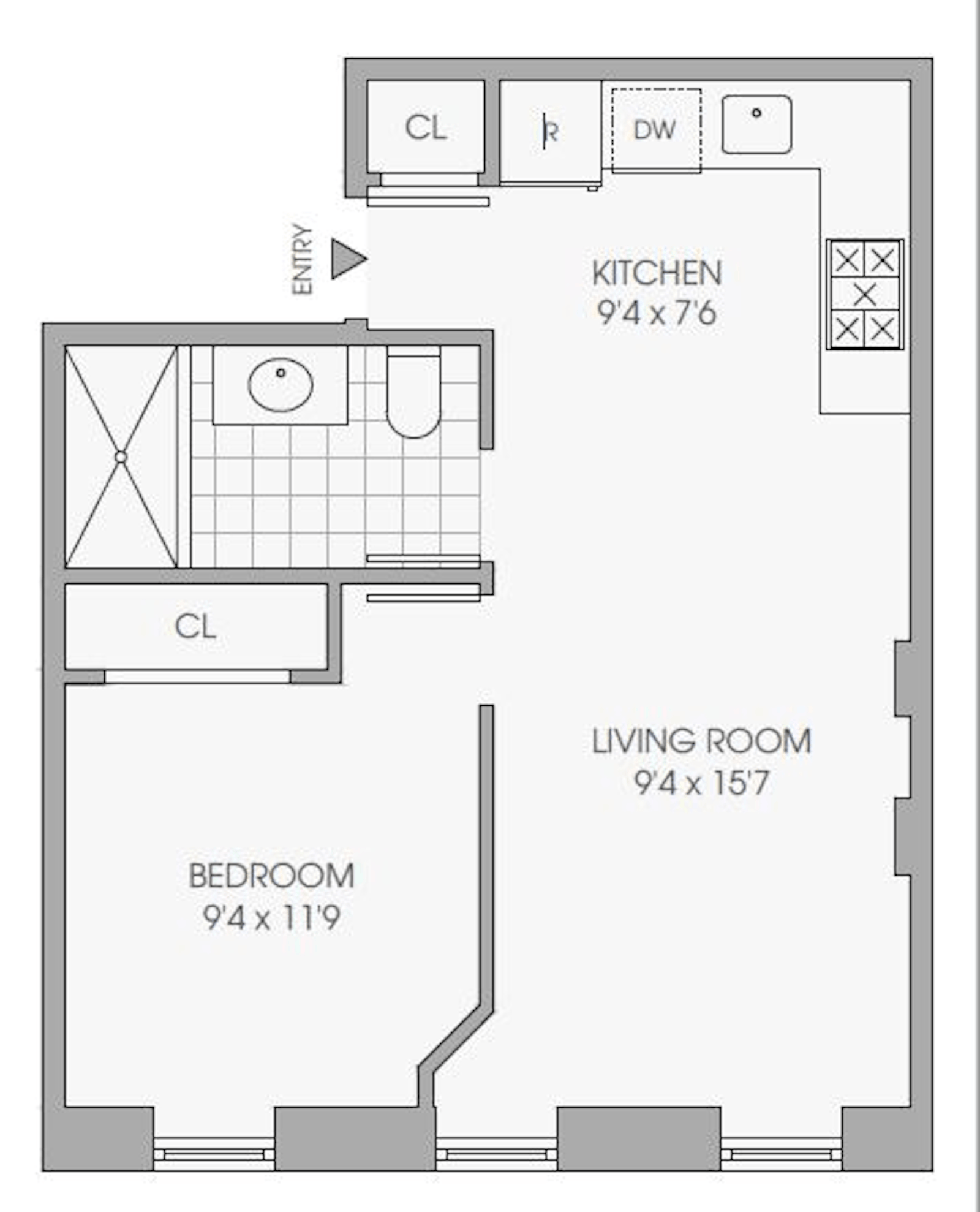 Floorplan for 111 West 130th Street