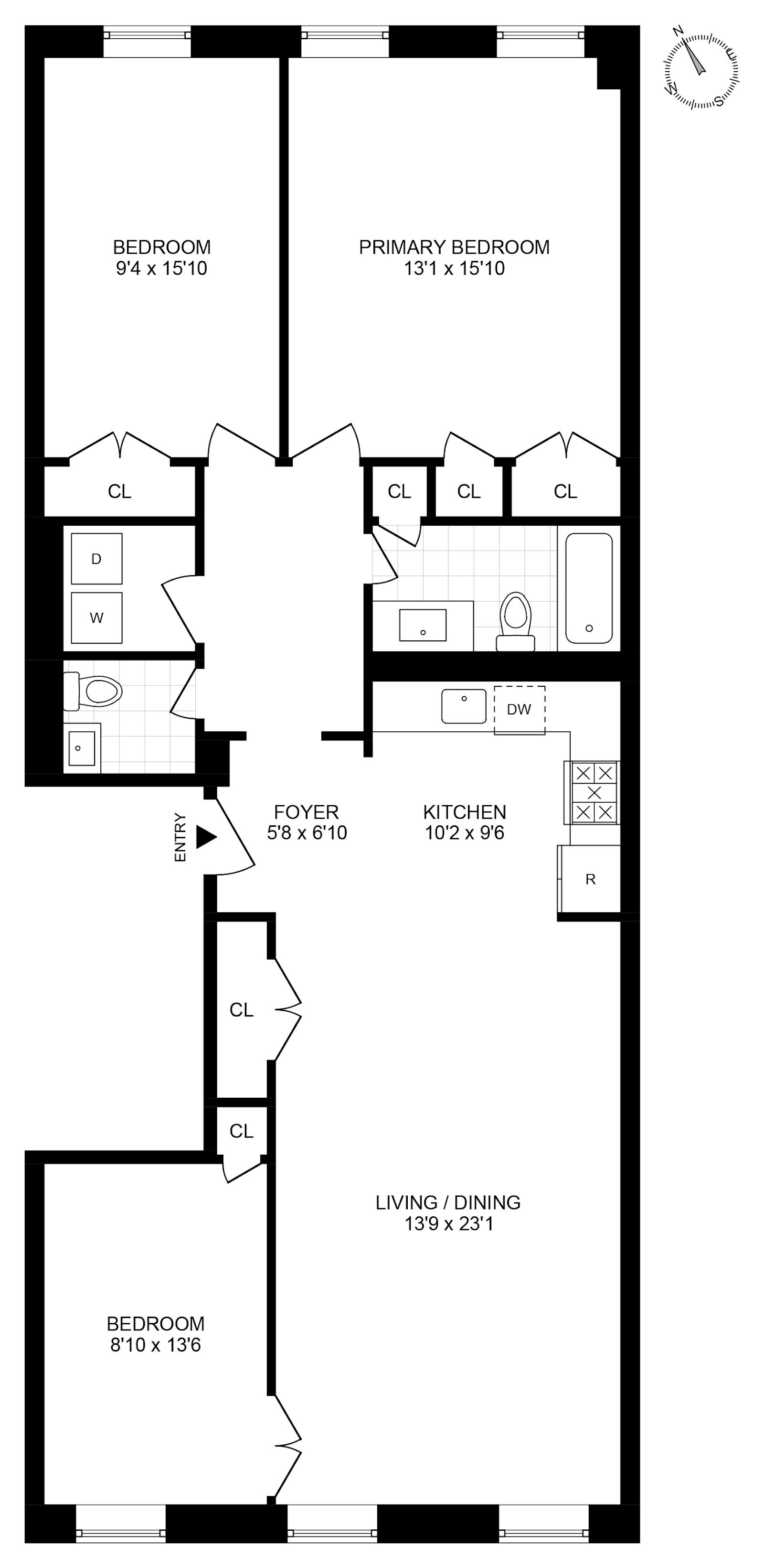 Floorplan for 129 West 129th Street