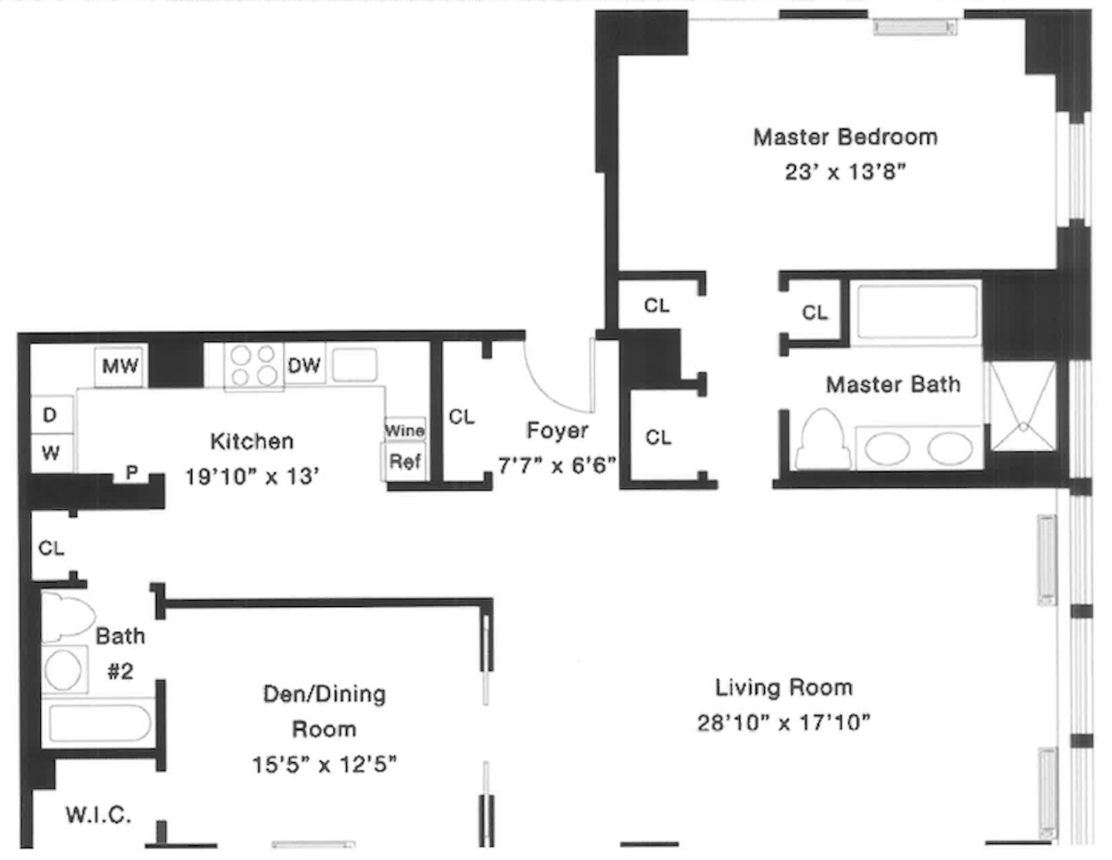 Floorplan for 130 West 30th Street