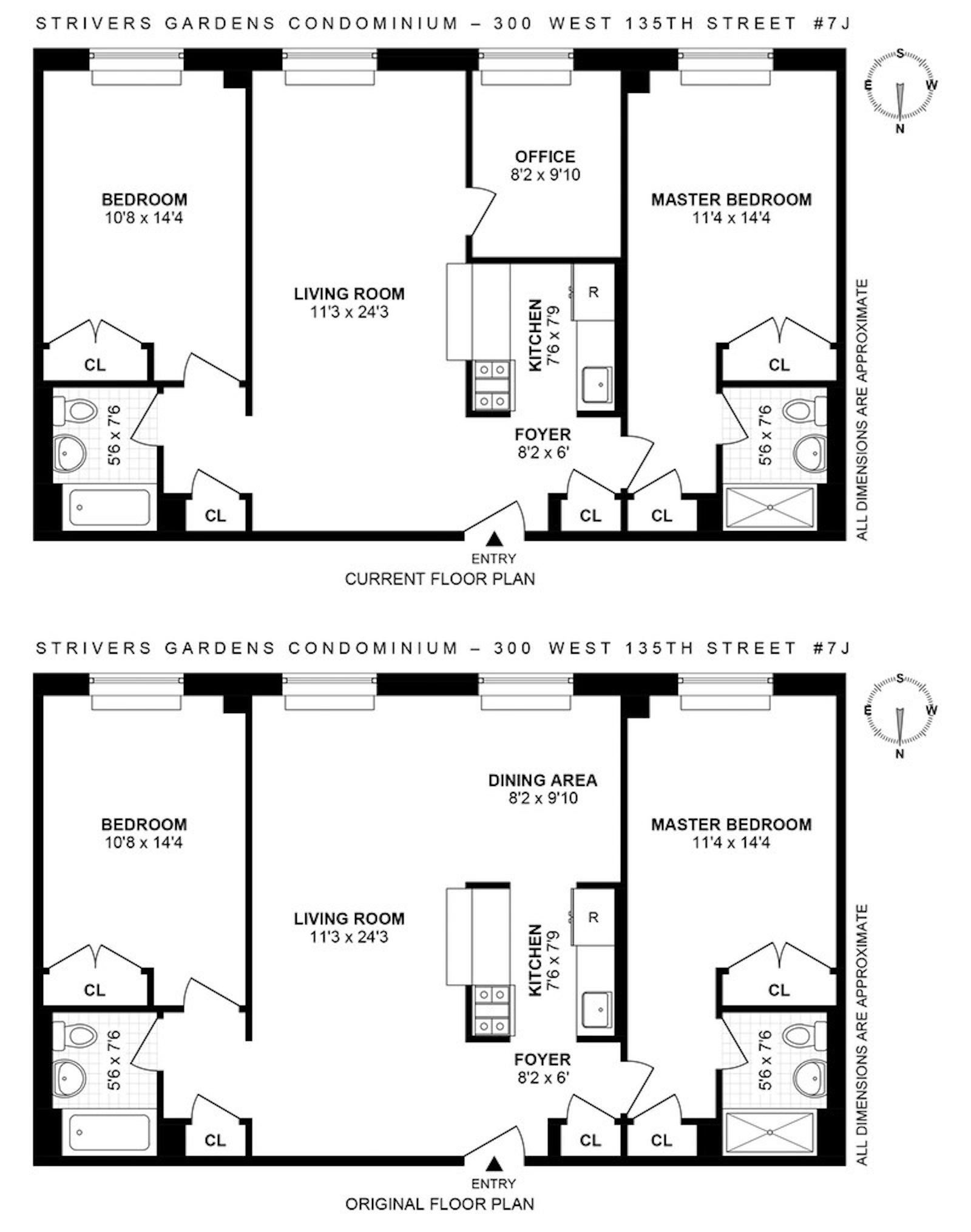 Floorplan for 300 West 135th Street