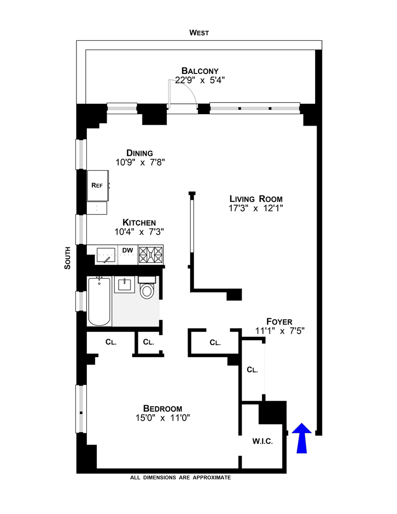 Floorplan for 387 Grand Street