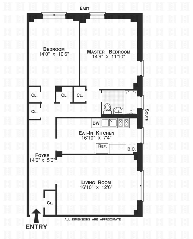 Floorplan for 500 Grand Street