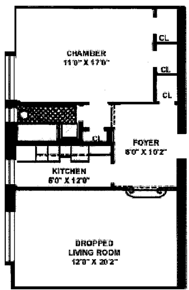 Floorplan for 405 West 57th Street