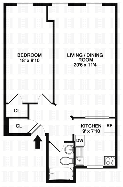 Floorplan for 337 East 54th Street