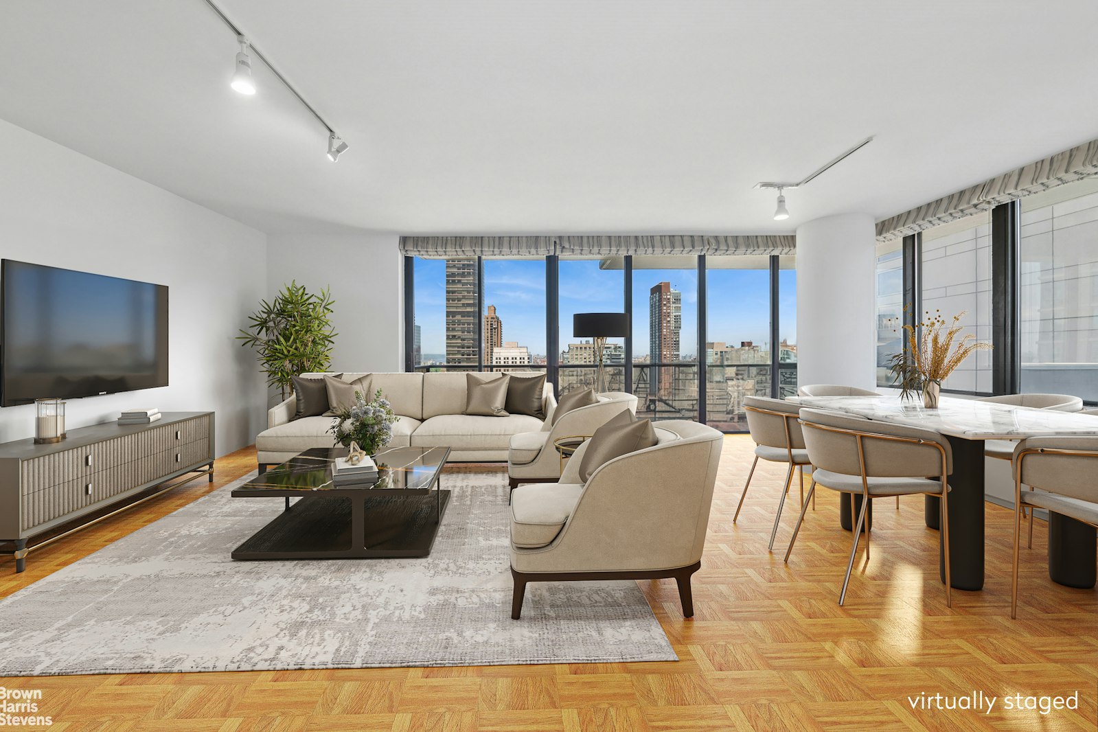 Photo 1 of 161 West 61st Street 33F, Upper West Side, NYC, $1,525,000, Web #: 23441350